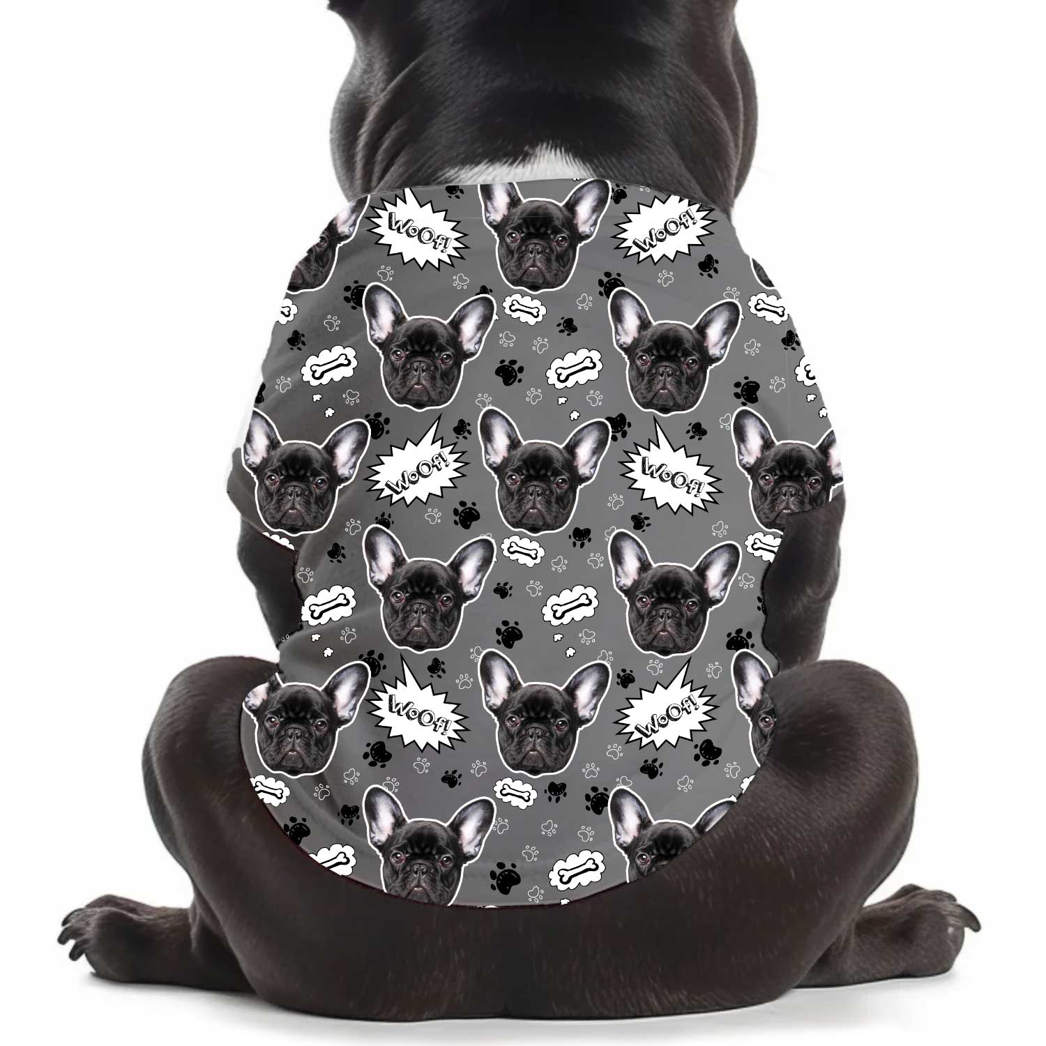 Woof Personalized Dog T Shirt