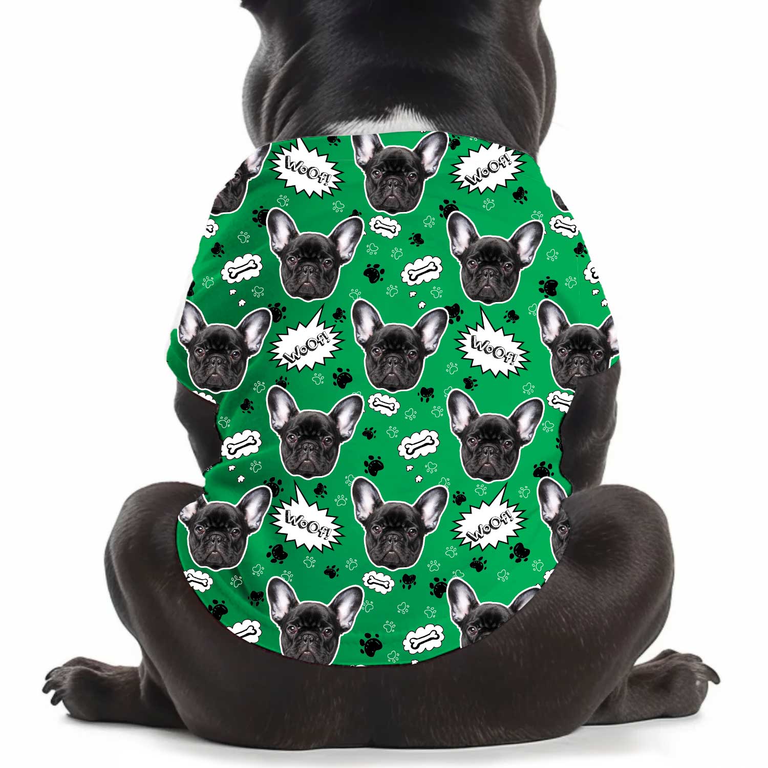 Woof Personalized Dog T Shirt