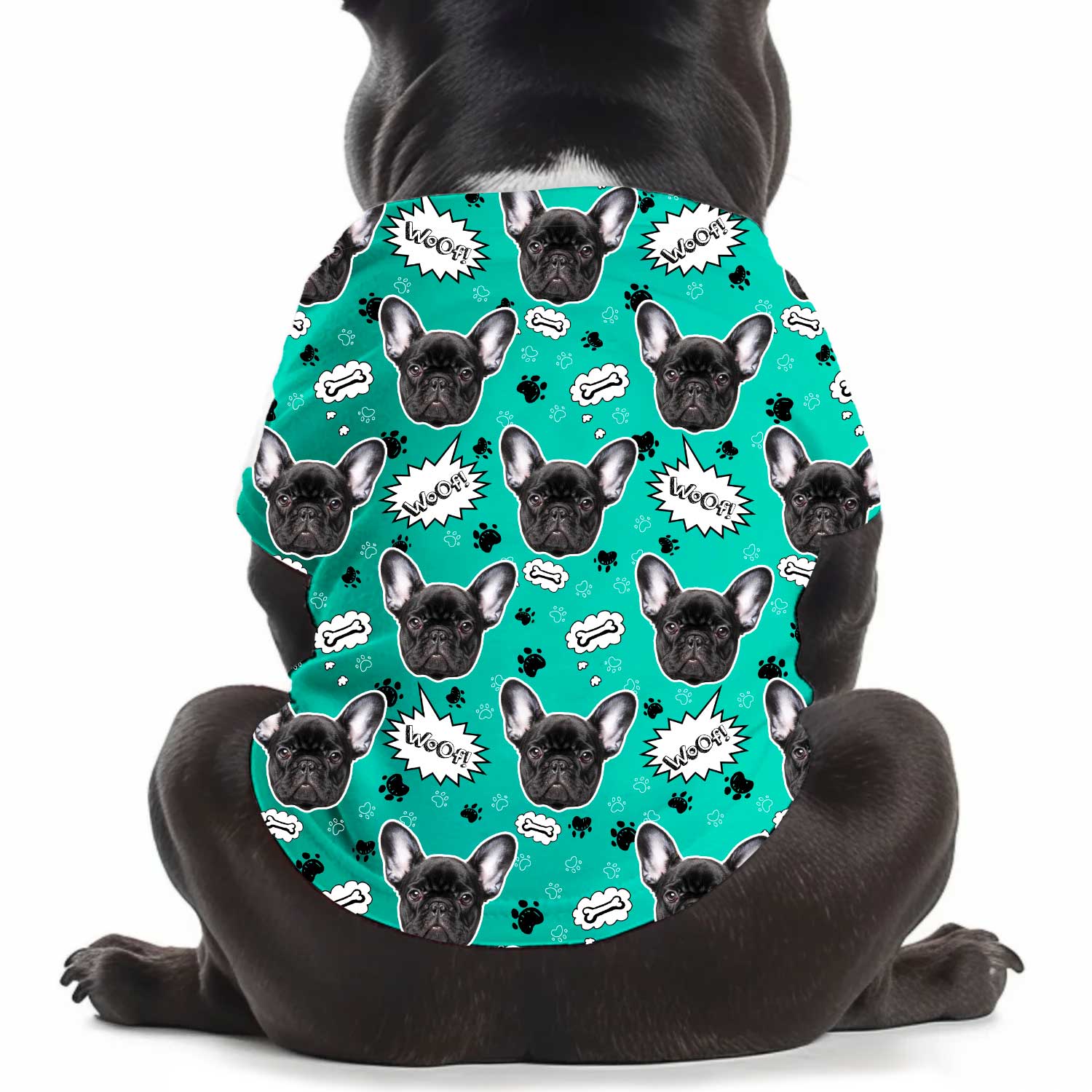 Woof Personalized Dog T Shirt