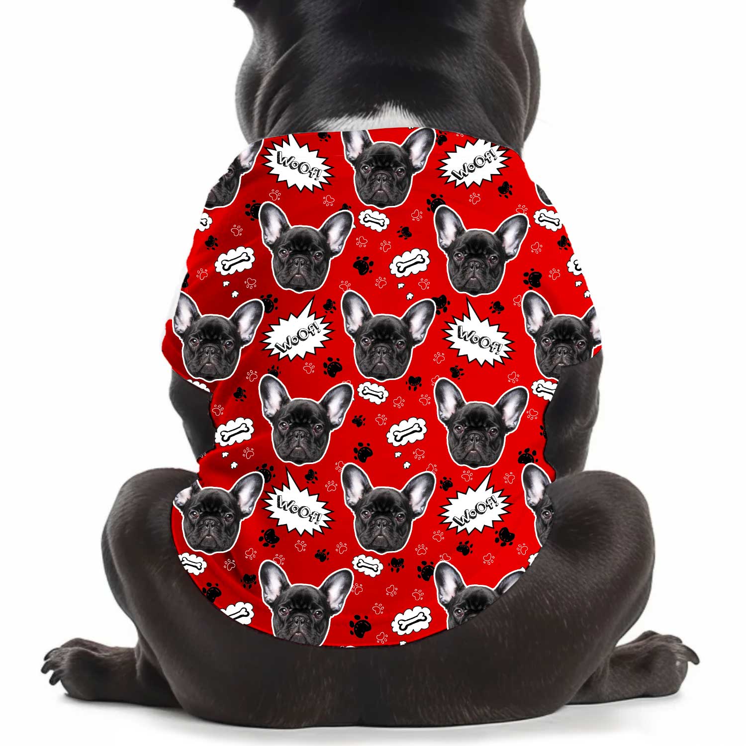Woof Personalized Dog T Shirt