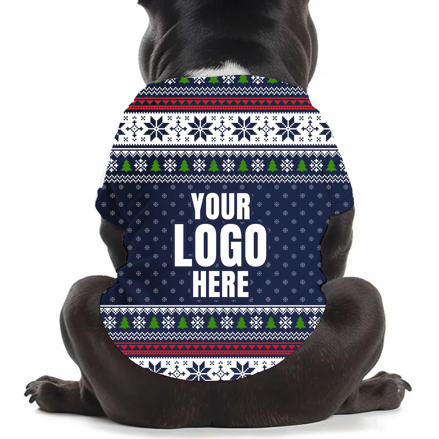 Your Logo Personalized Christmas Dog T Shirt