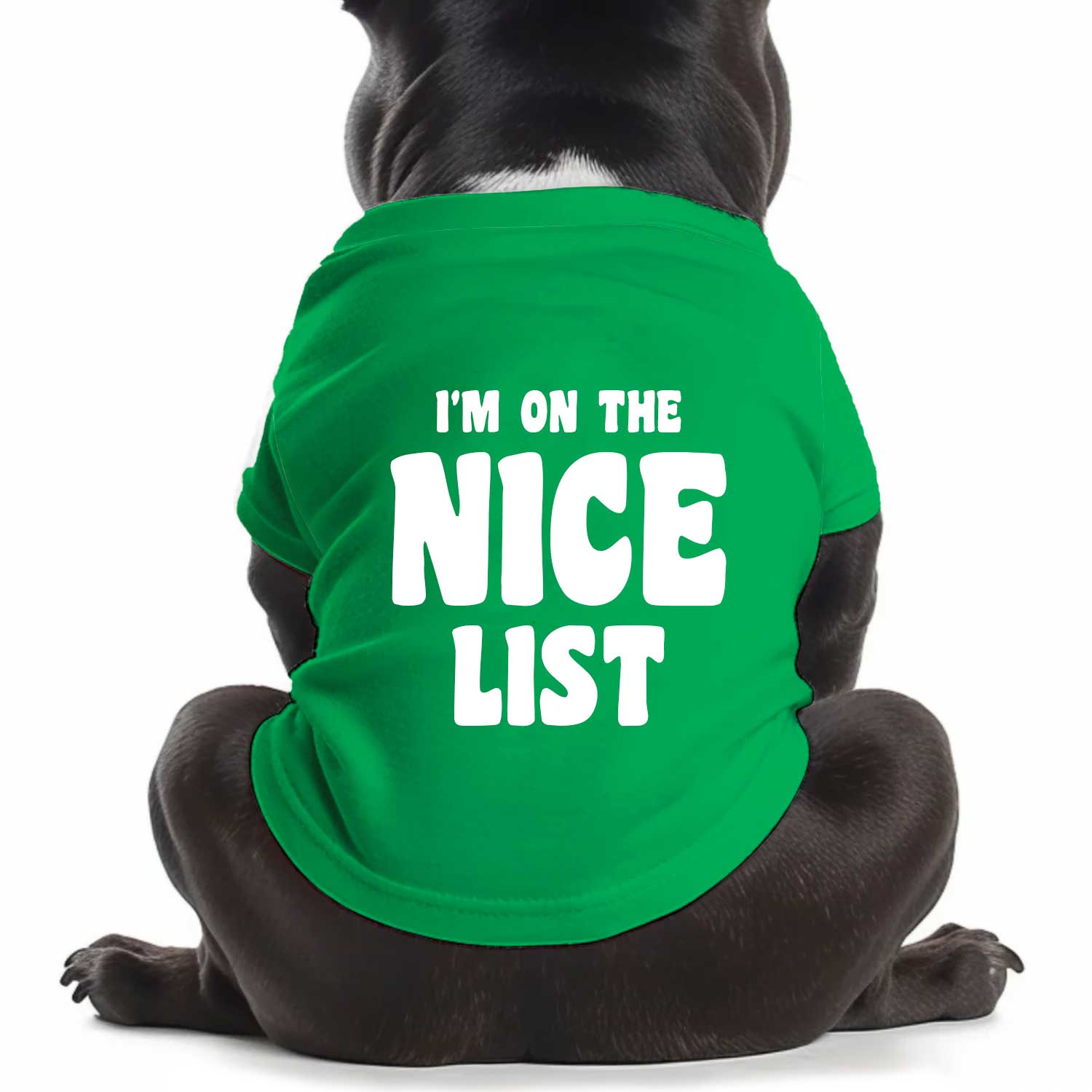 I'm On The Nice List Dog T Shirt