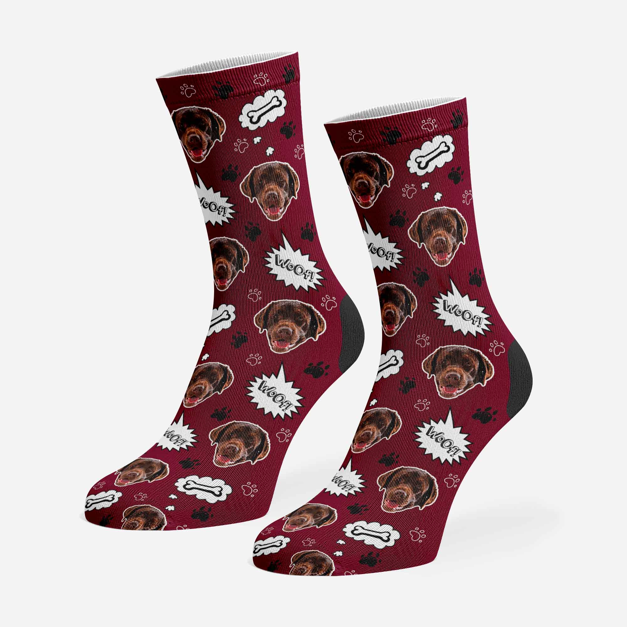 Woof Dog On Socks