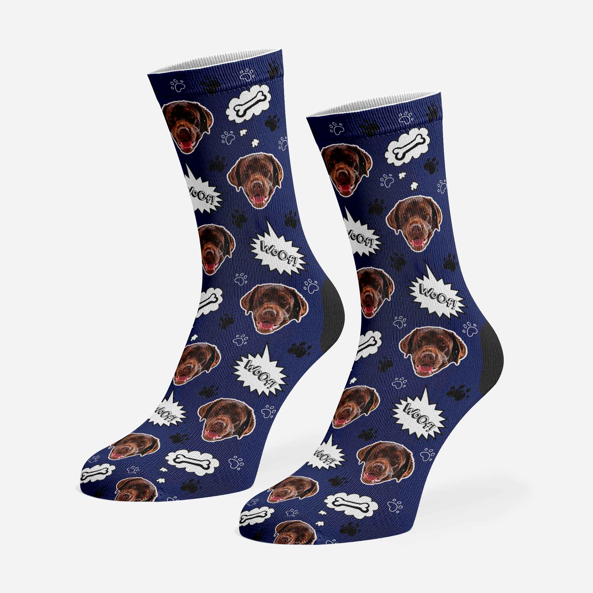 Woof Dog On Socks