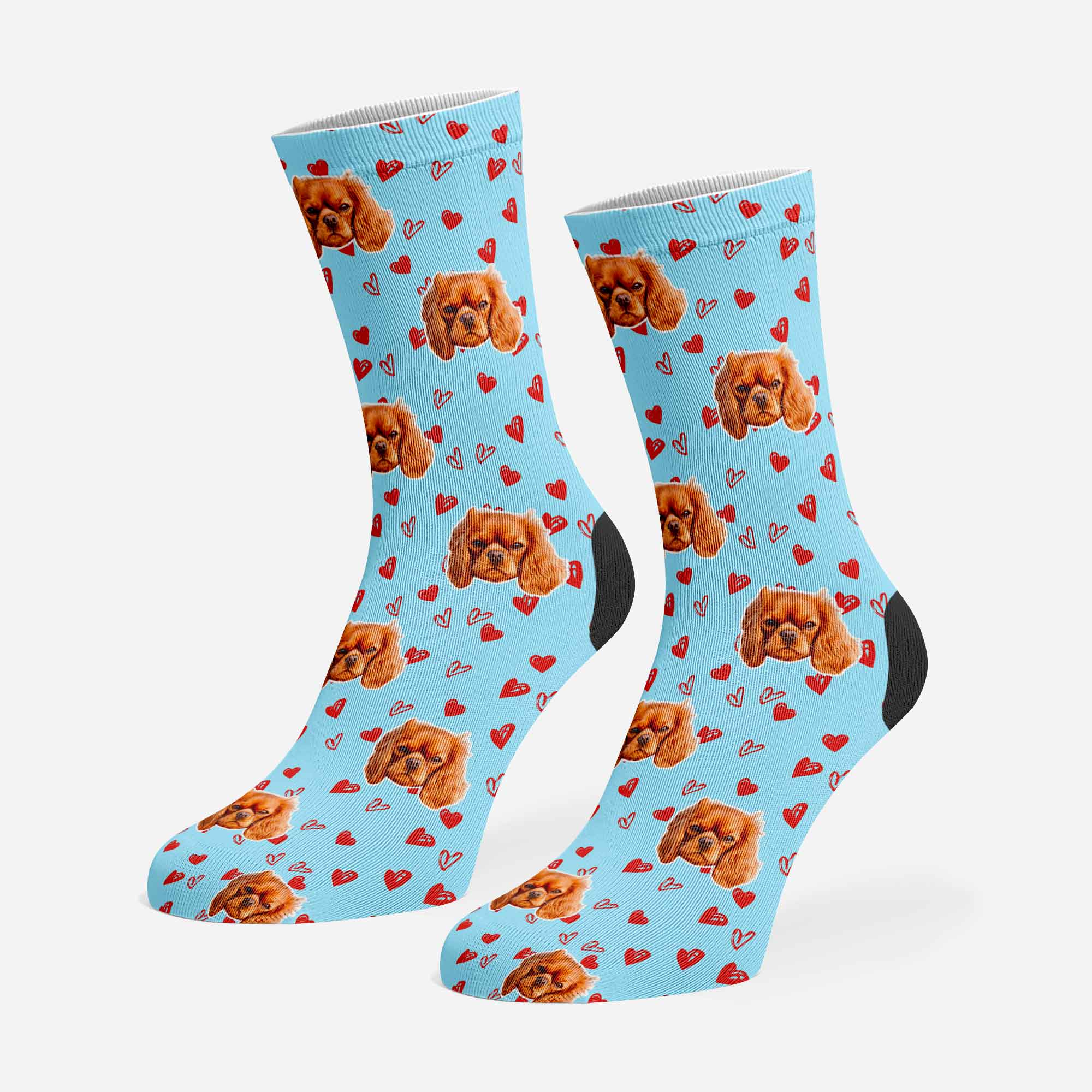 Your Dog Love Heart Socks