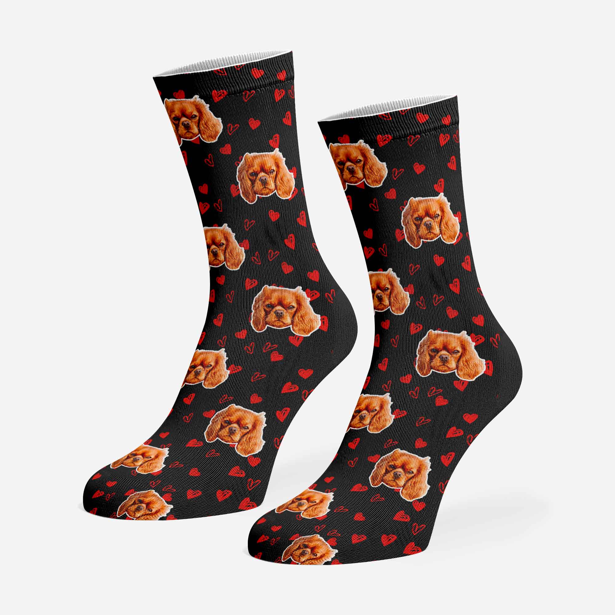 Your Dog Love Heart Socks