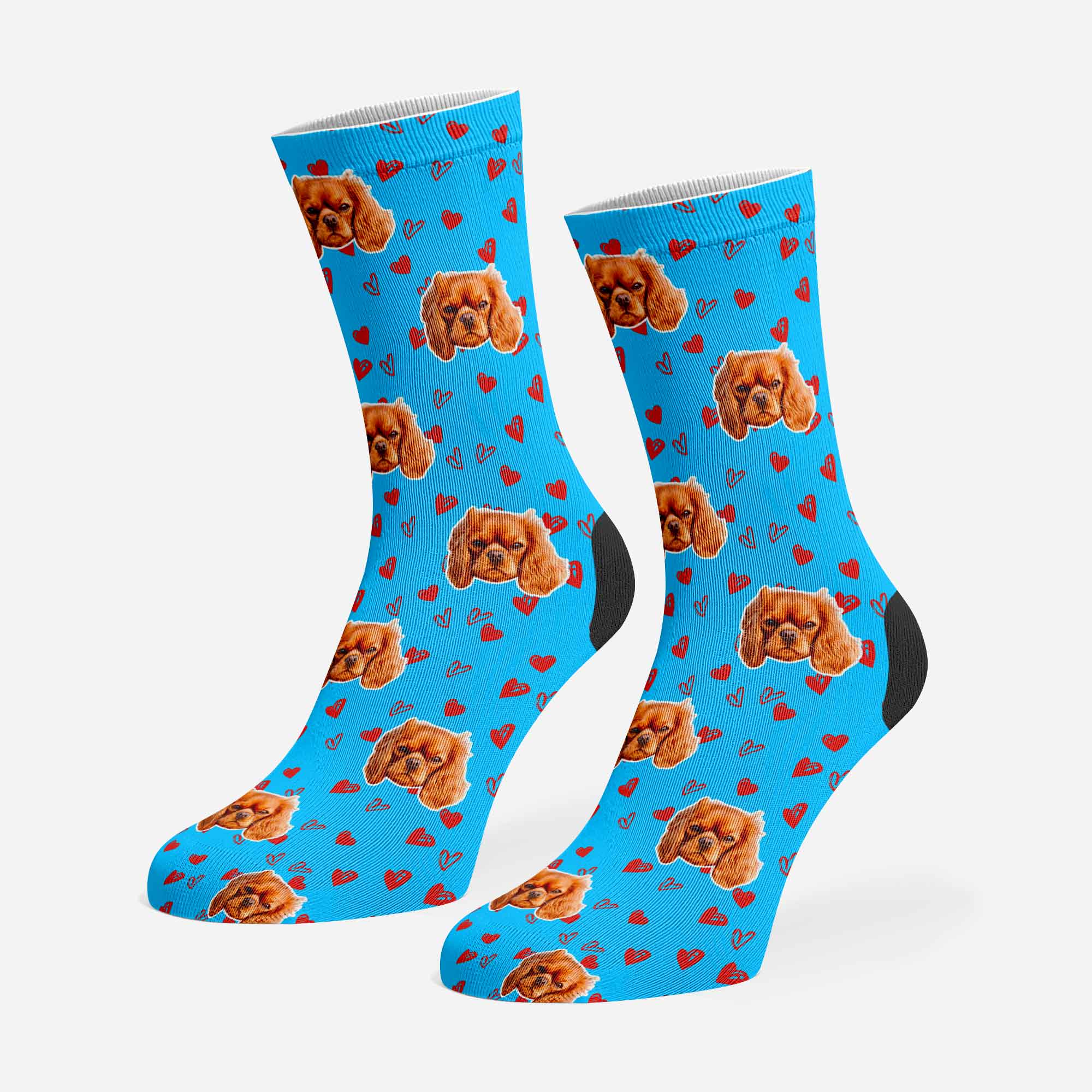 Your Dog Love Heart Socks