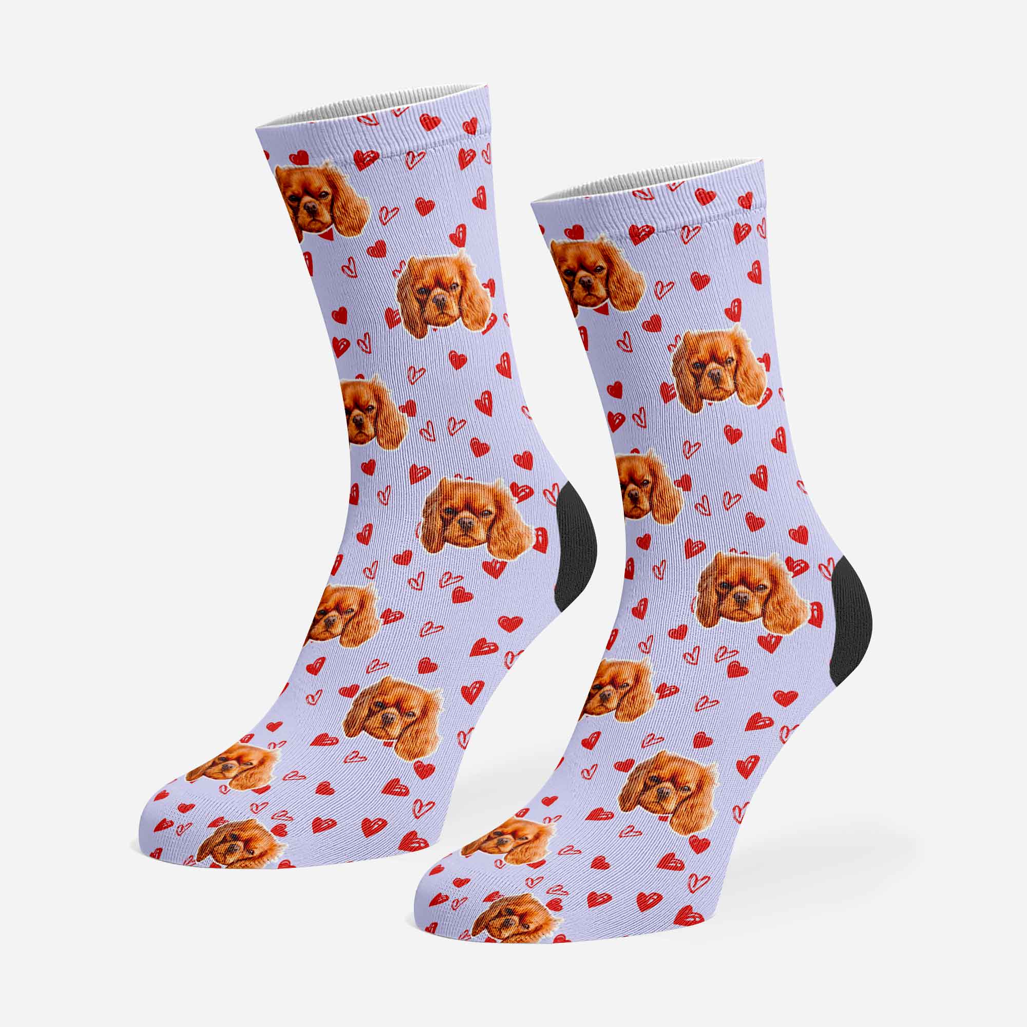 Your Dog Love Heart Socks