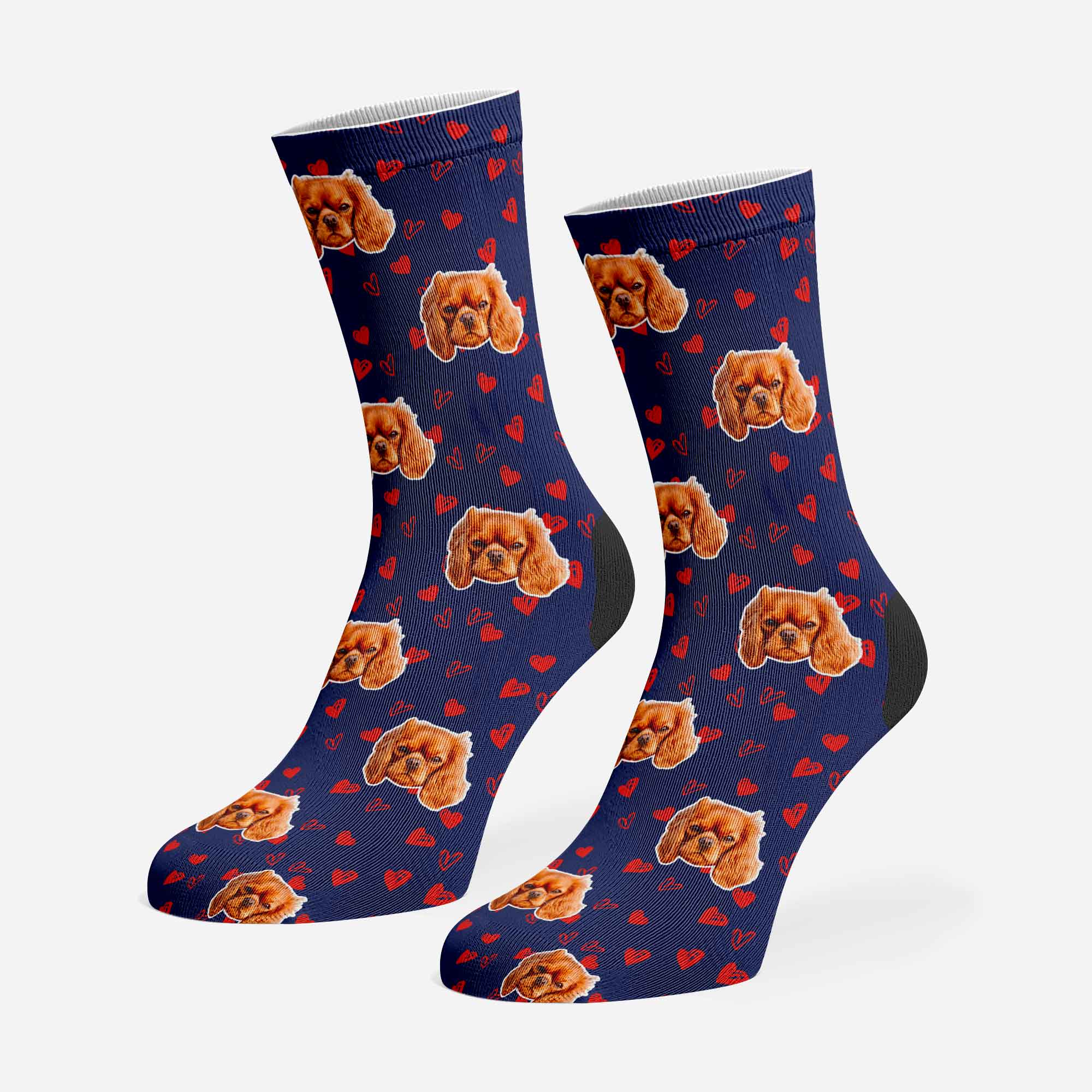 Your Dog Love Heart Socks