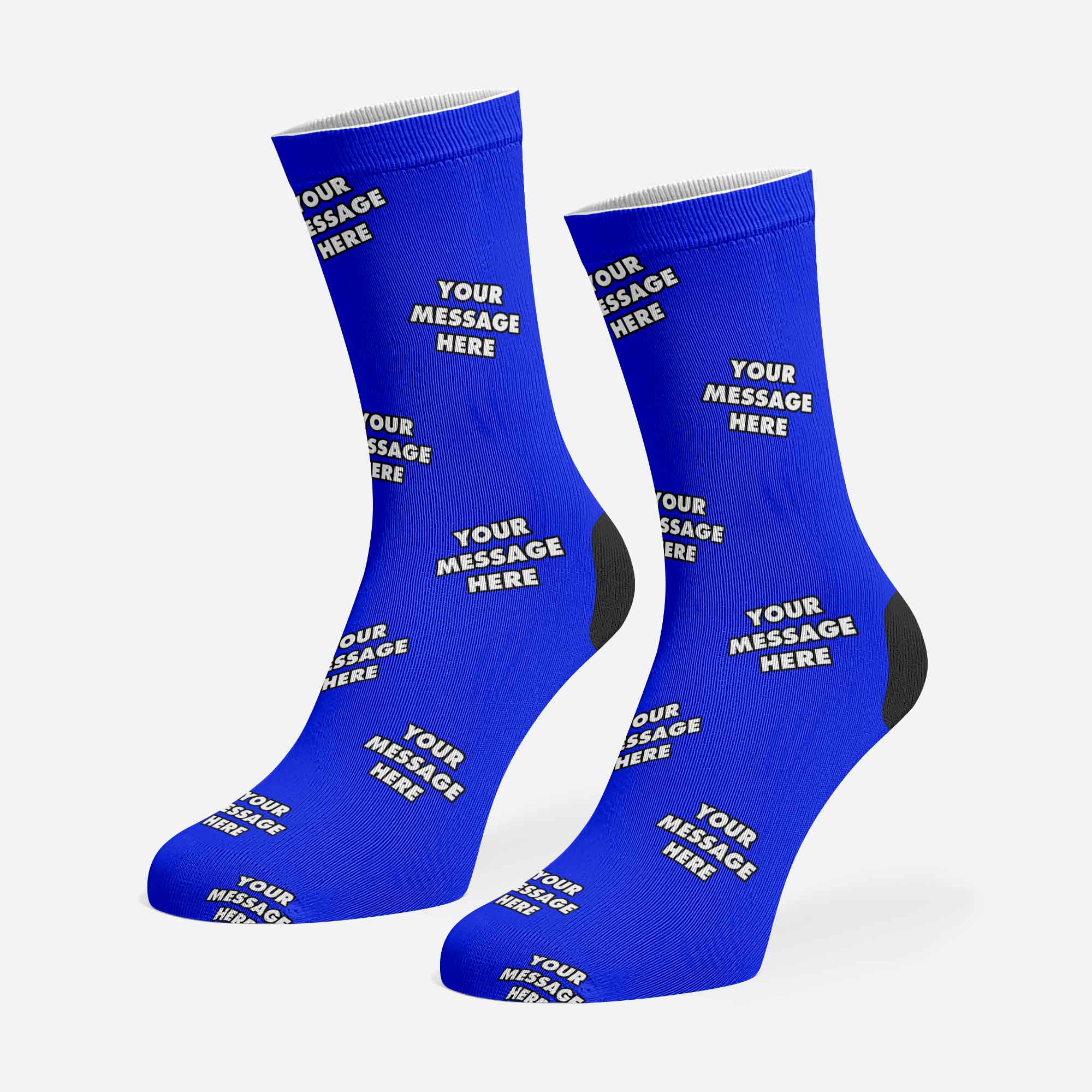Your Message Personalized Dog Socks