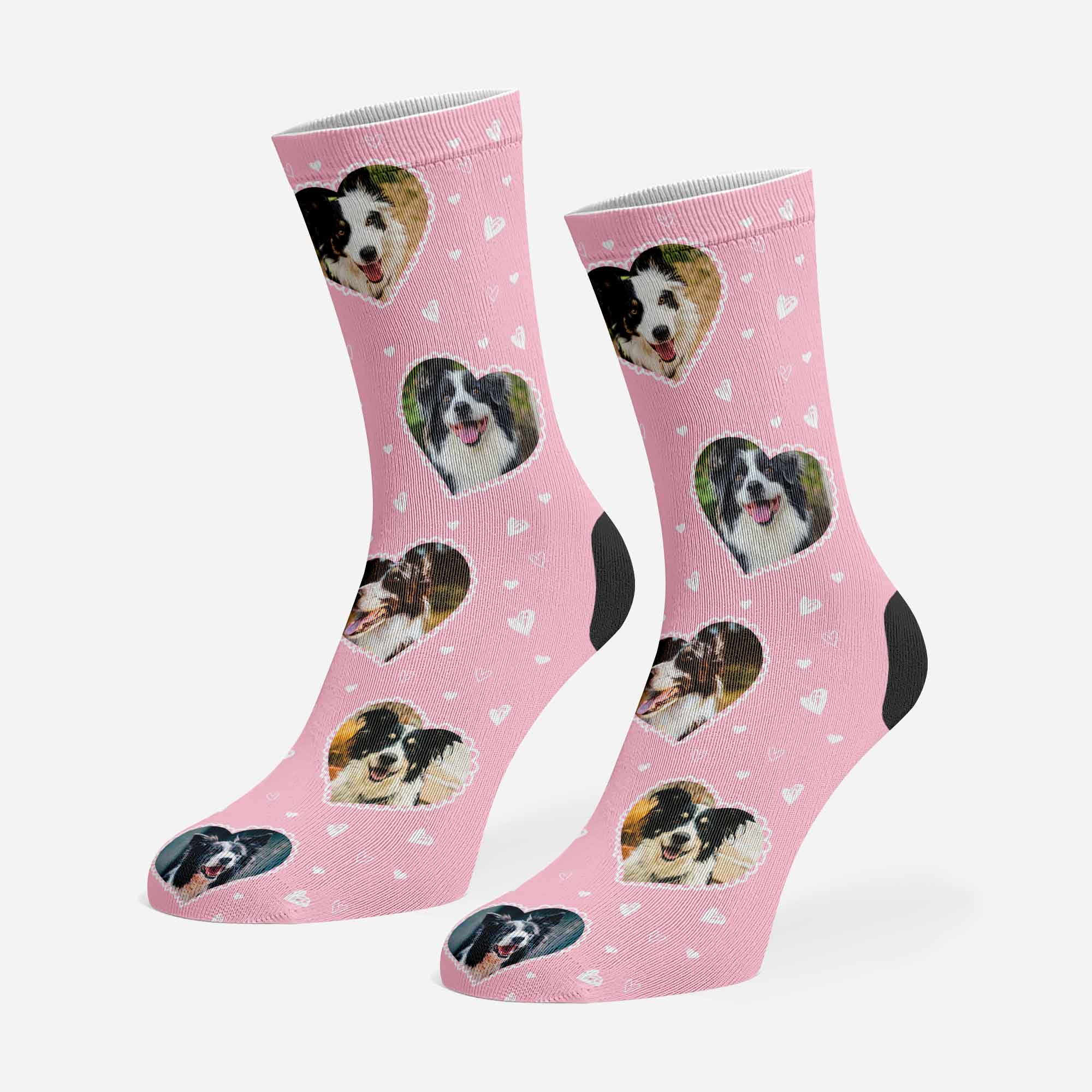 Love Pattern Doodle Socks