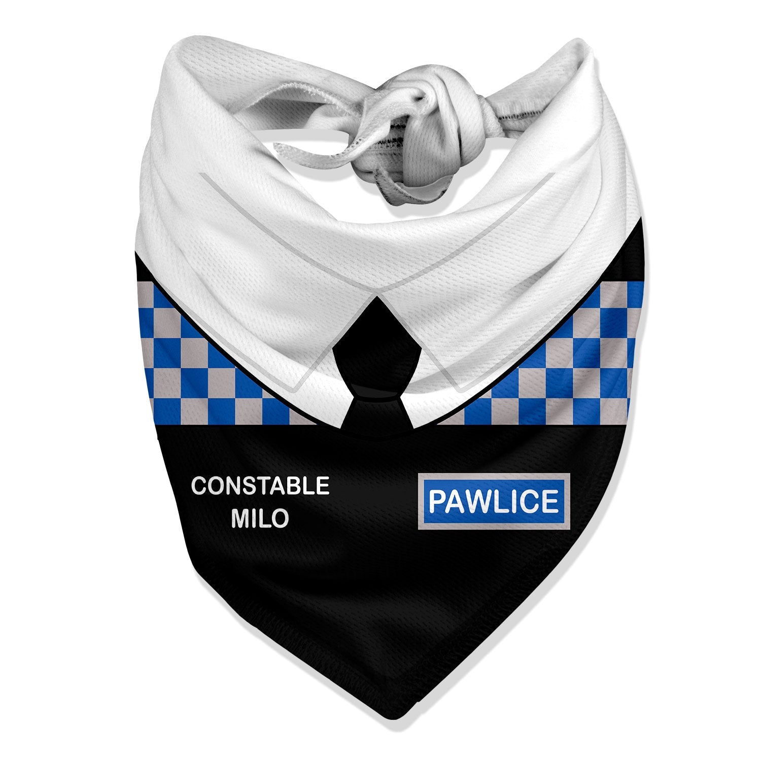 Paw-lice Dog Personalized Bandana