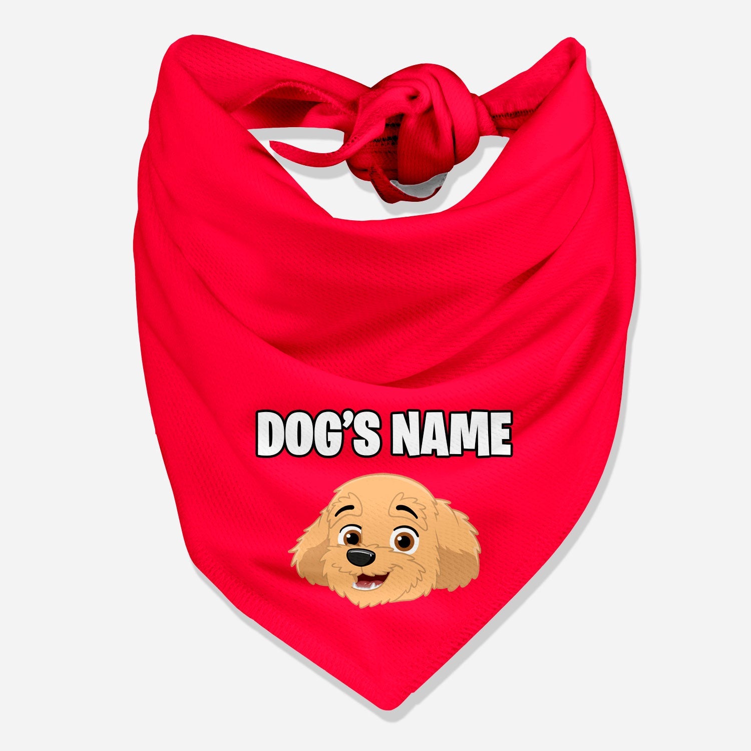 Your Dog Cartoon Personalized Bandana