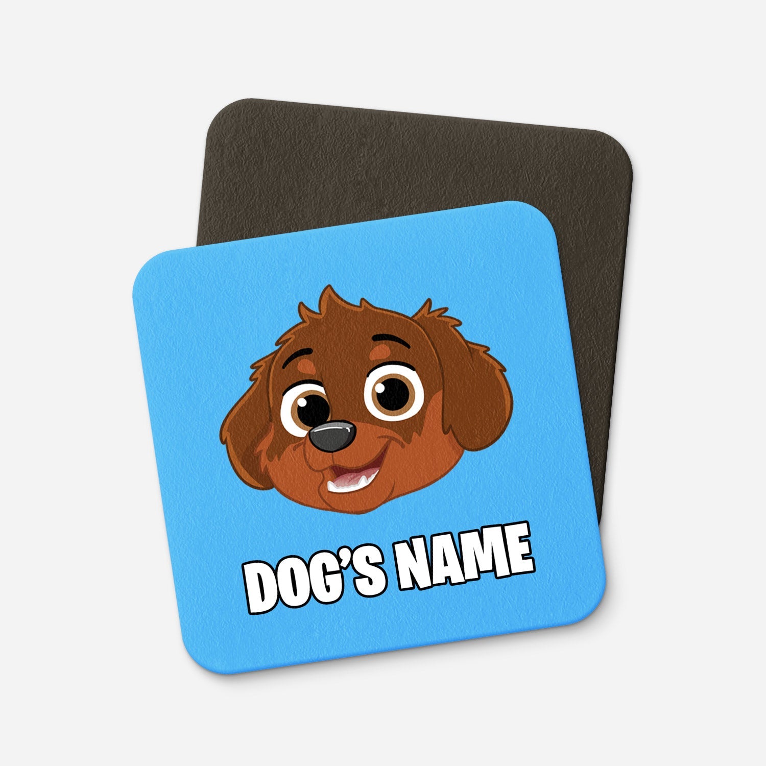 Your Dog Cartoon Personalized Coasters
