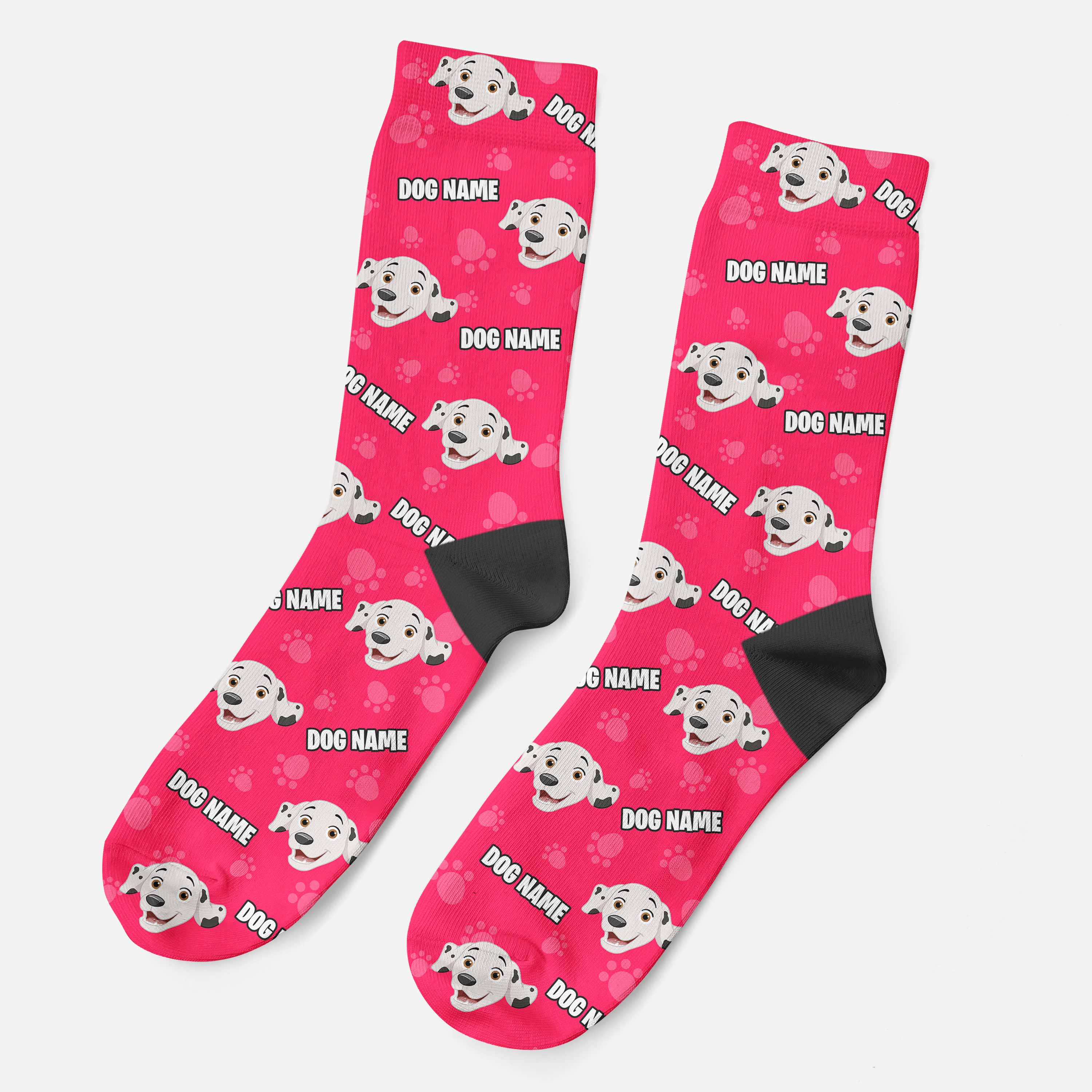 Your Cartoon Dog Personalized Socks