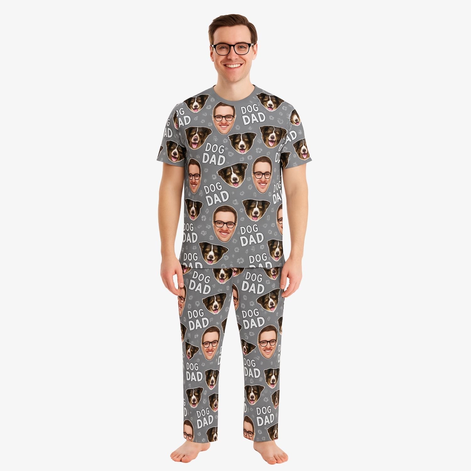 Men's Dog Dad Personalized PJs