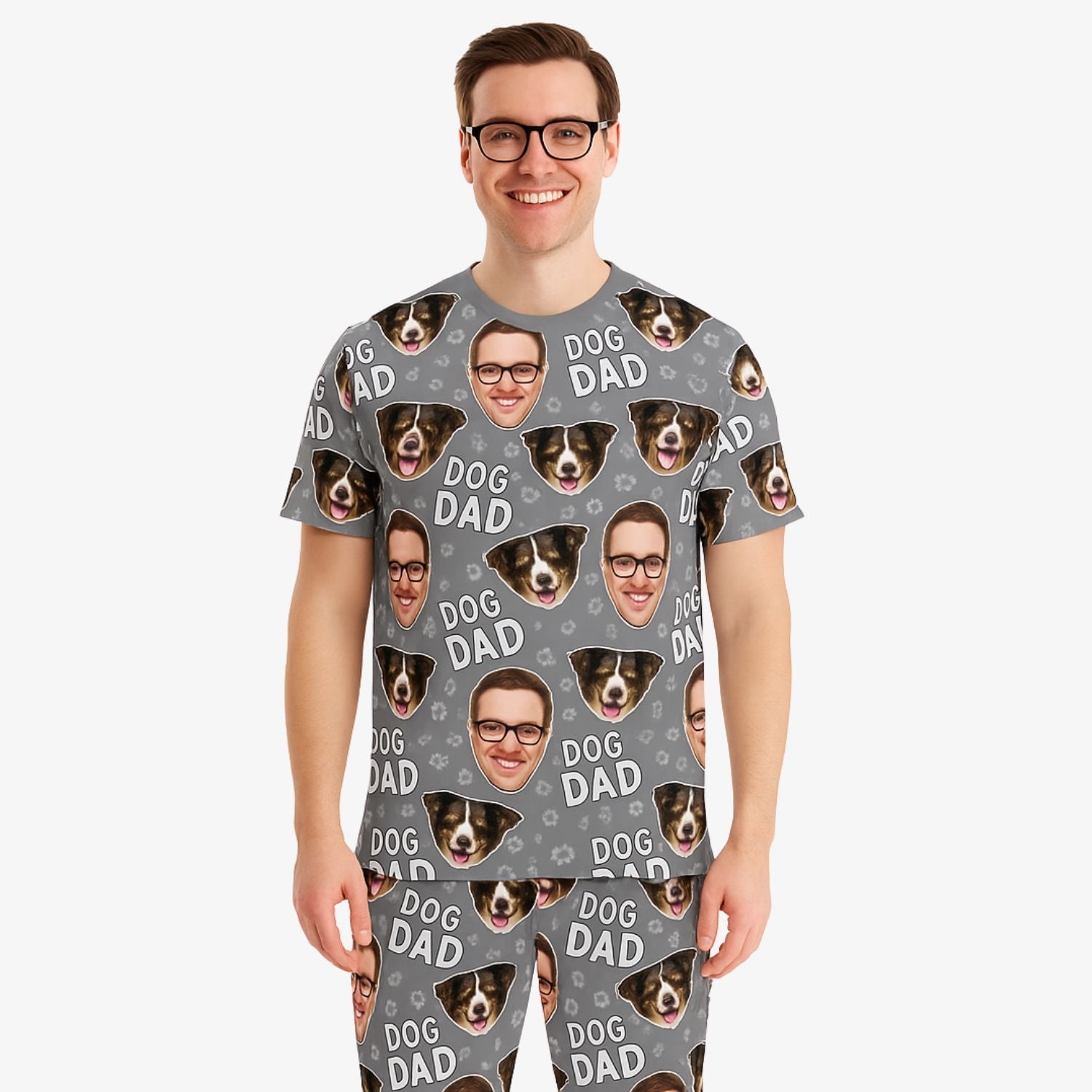 Men's Dog Dad Personalized Pajamas