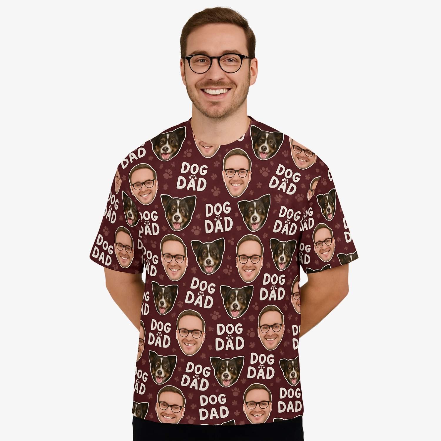 Dog Dad Custom T-Shirt