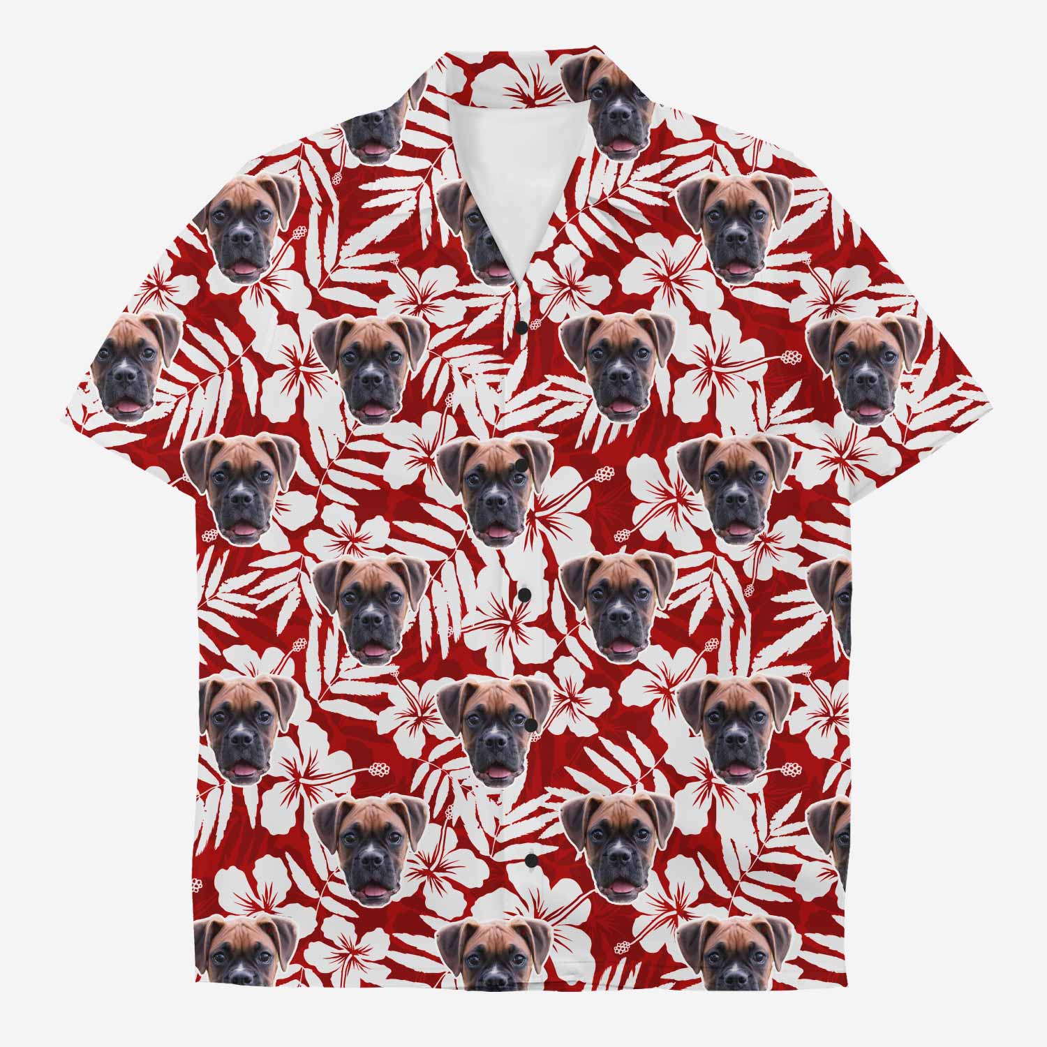 Your Dog Red Custom Hawaiian Shirt