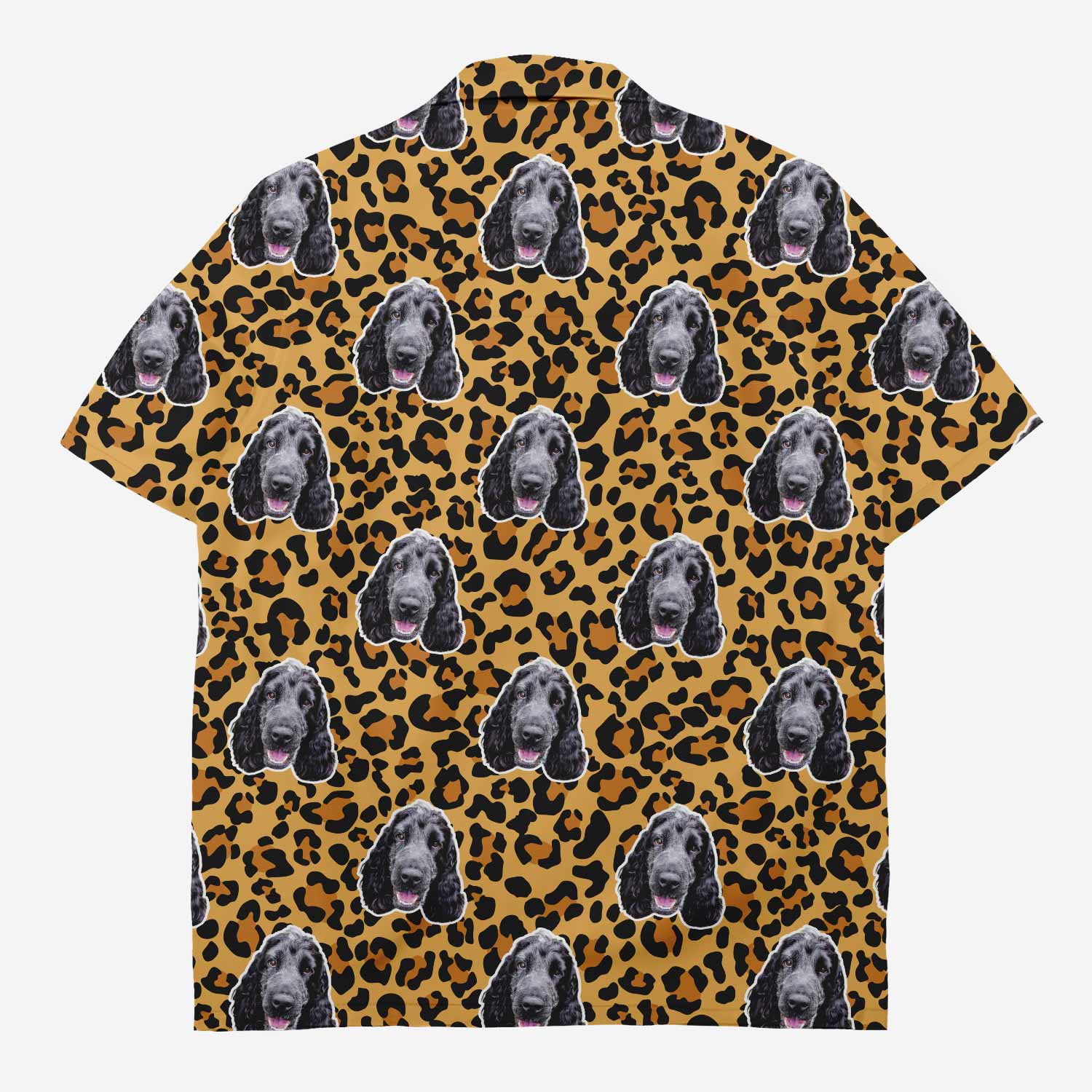 Your Dog Leopard Print Custom Hawaiian Shirt