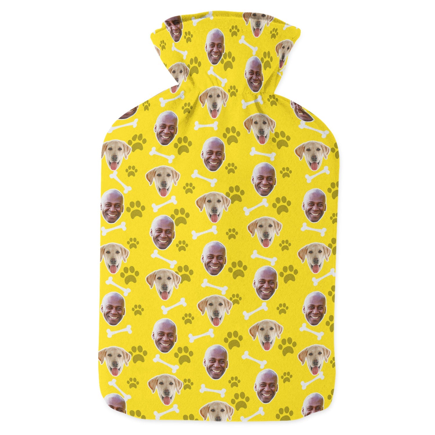 Dog & Owner Personalized Hot Water Bottle