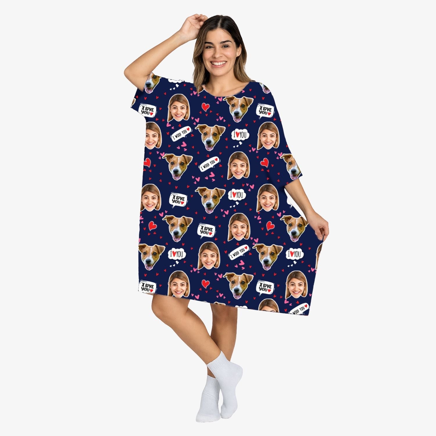 I Woof You Custom Sleep Tee