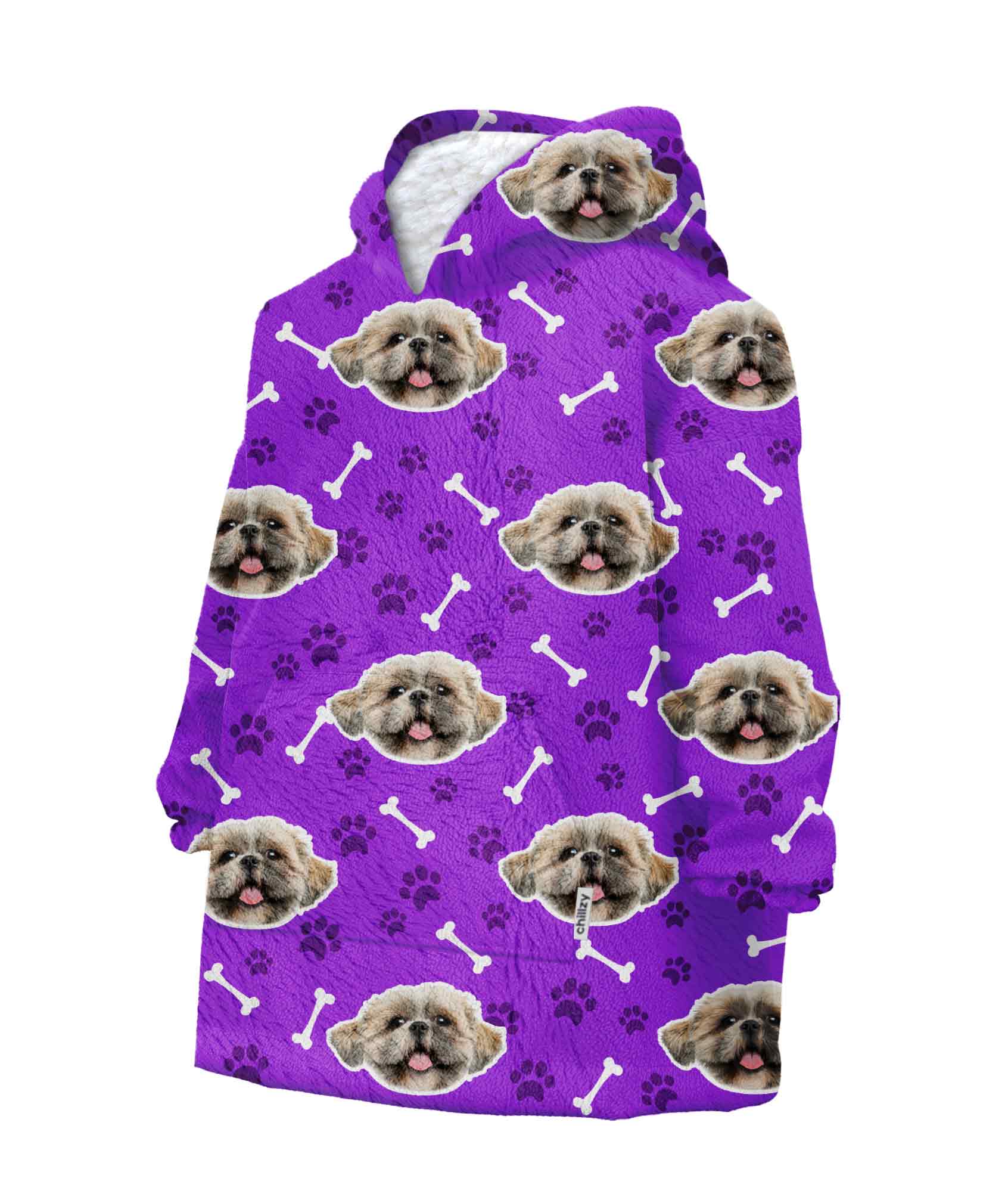 Your Dog Chillzy Kids Hoodie Blanket