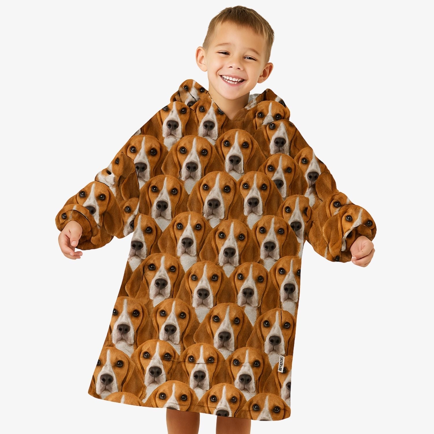 Dog Mash Kids Hoodie Blanket
