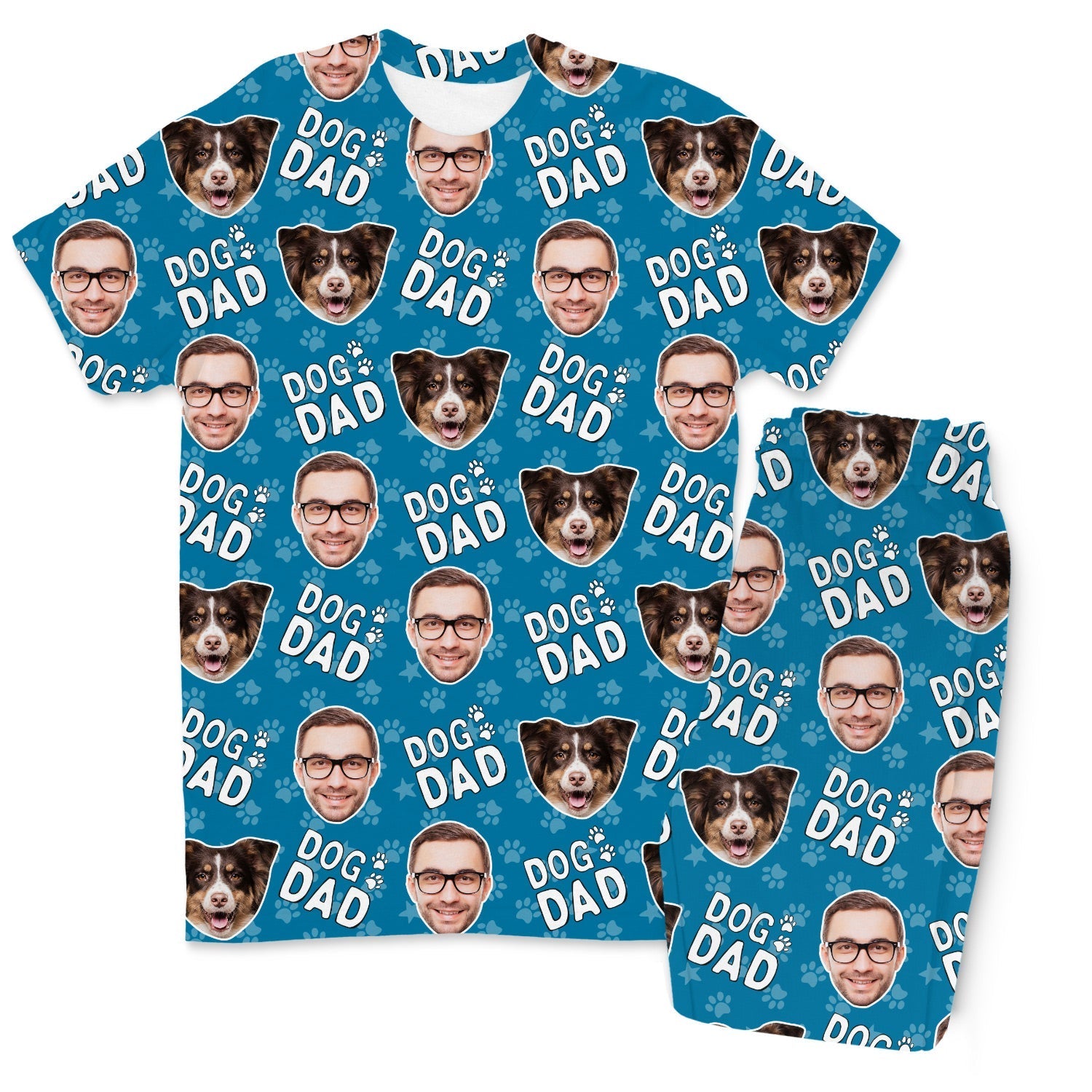 Men's Dog Dad Personalized Pajamas - Pant Set