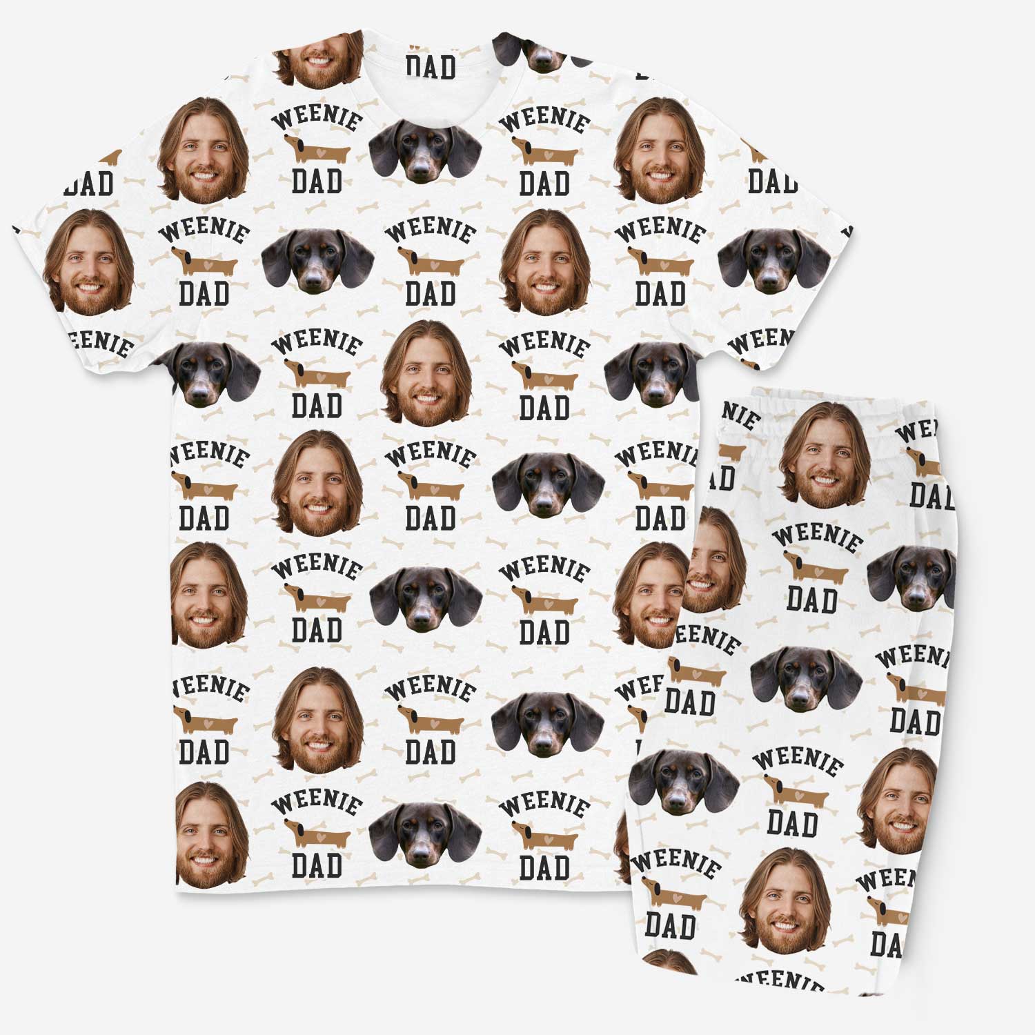 Weenie Dad Men's Personalized Pajamas - Pant Set