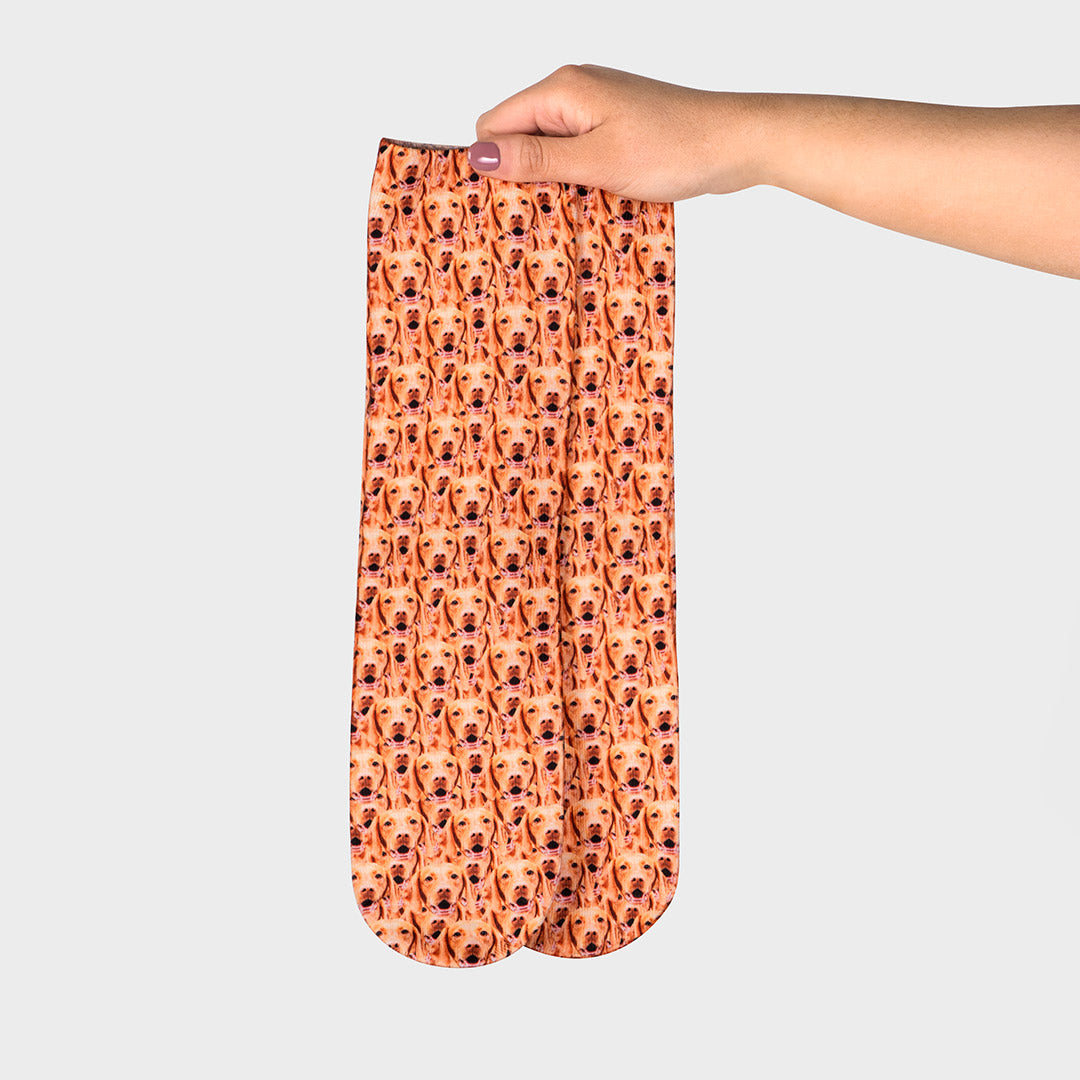 Dog Photo Face Mash Socks