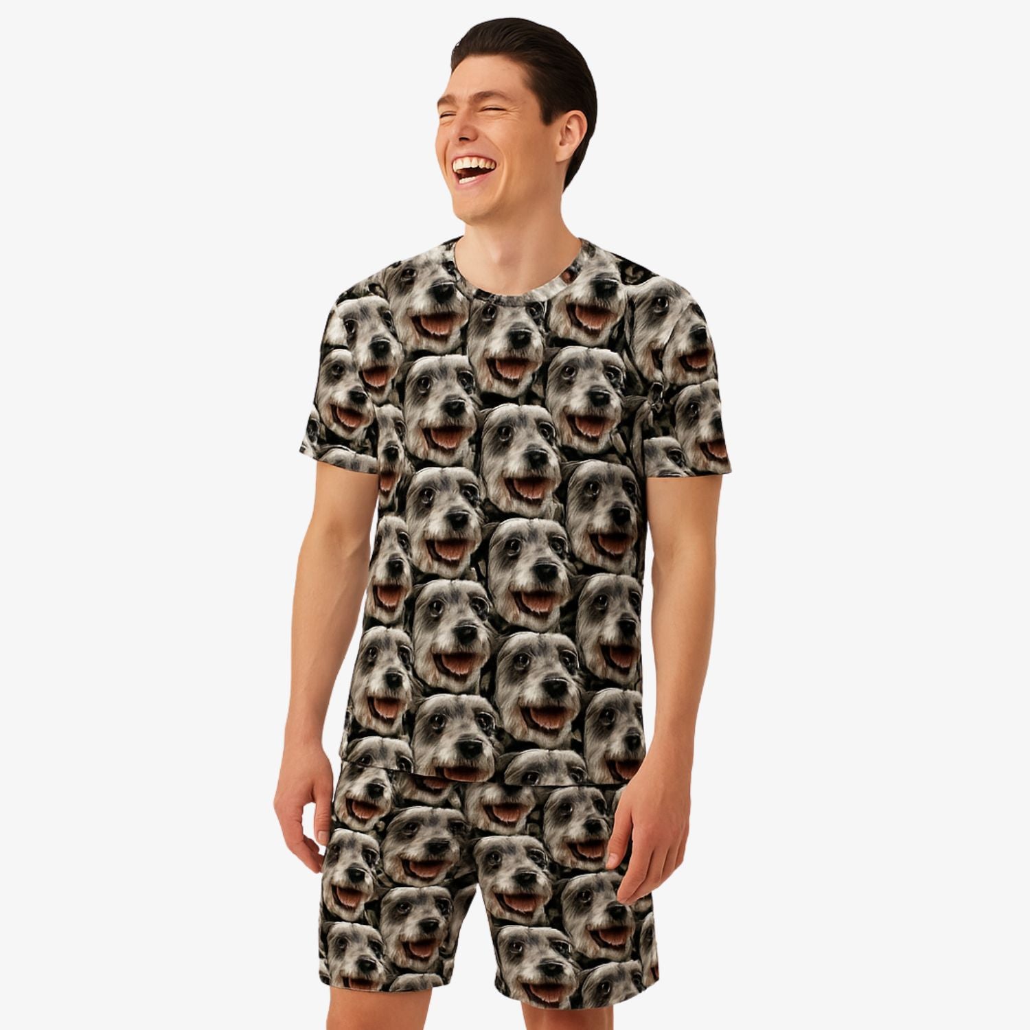 Men's Dog Mash Pajamas - Shorts Set