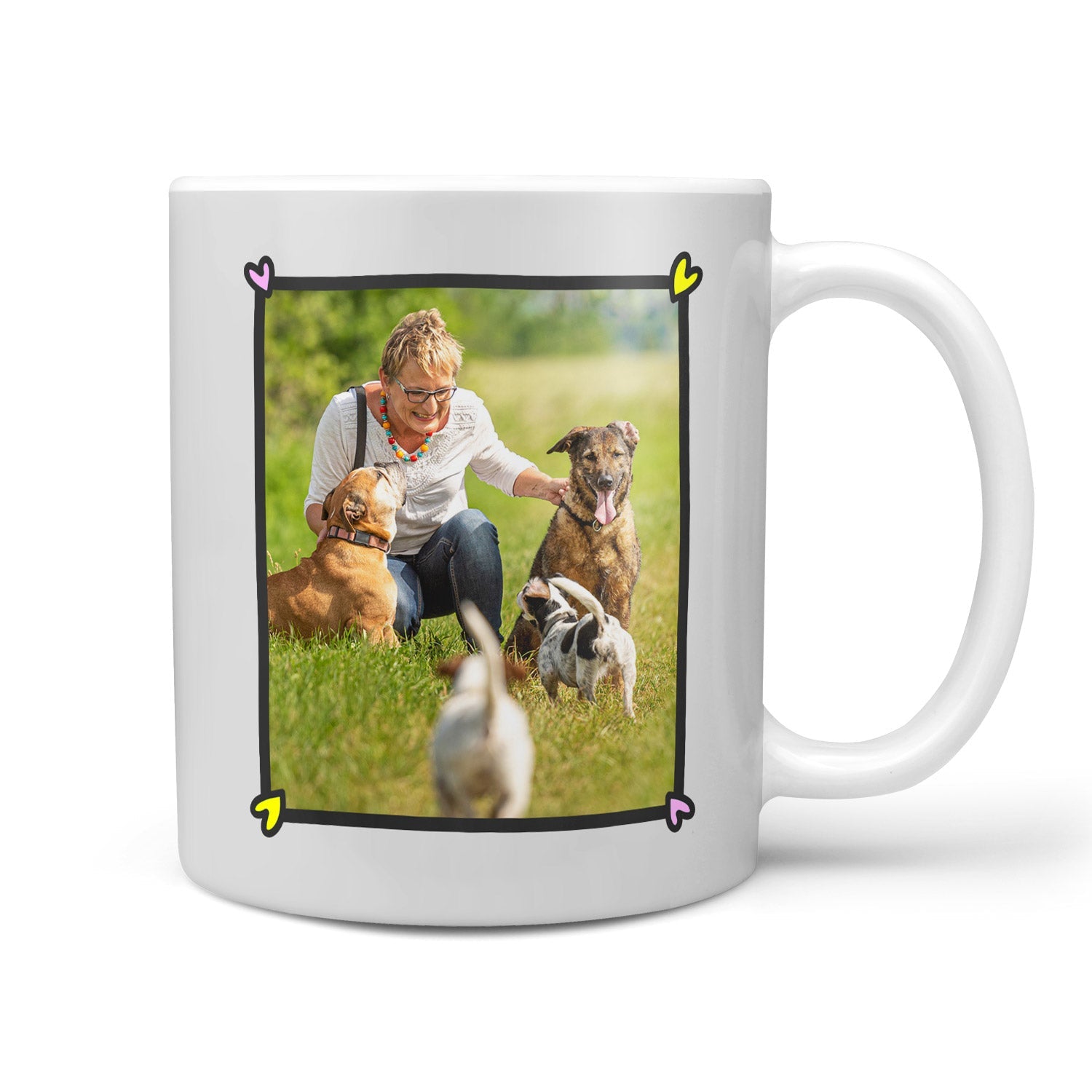 World's Best Dog Walker Photo Frame Personalized Dog Mug