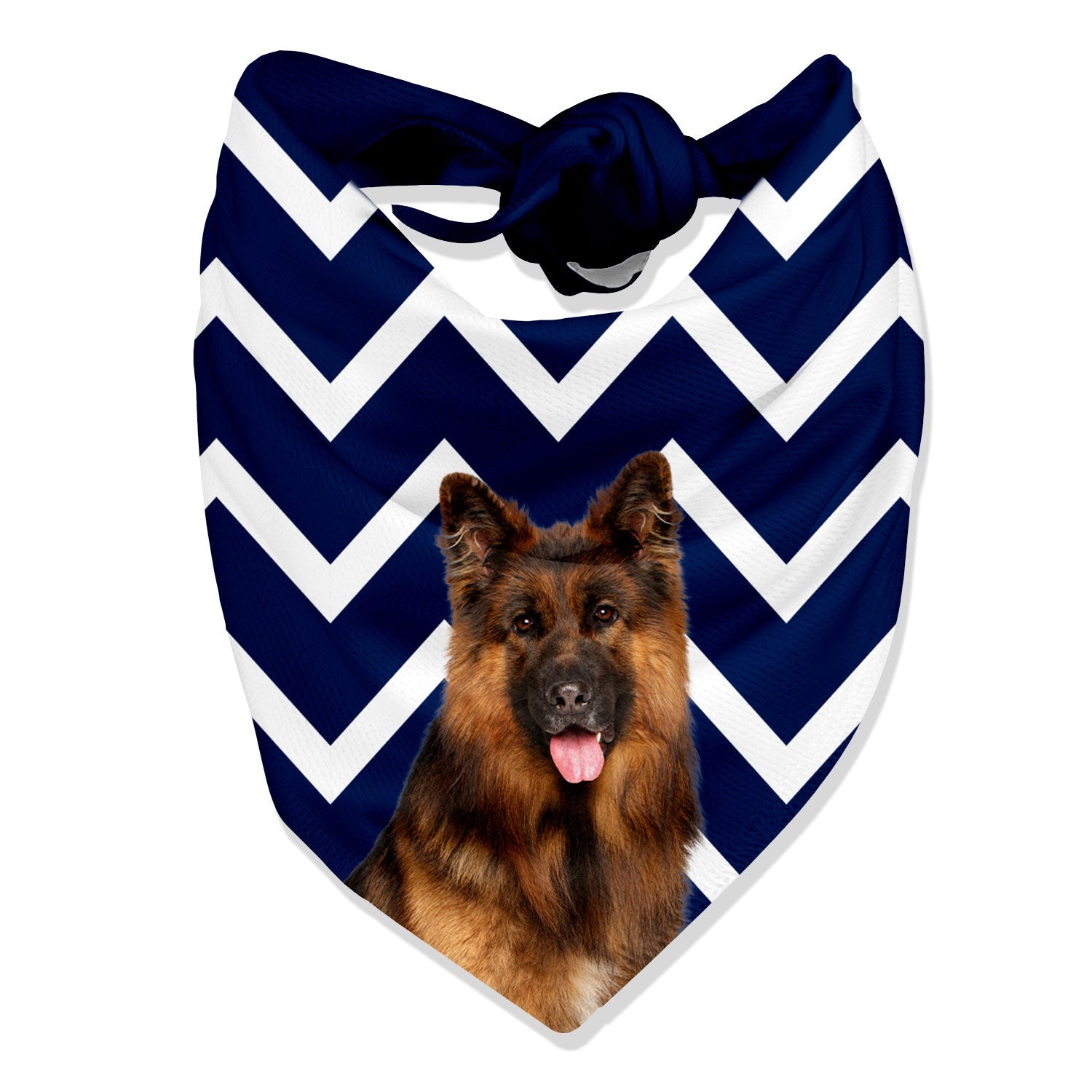 Zigzag Personalized Dog Bandana