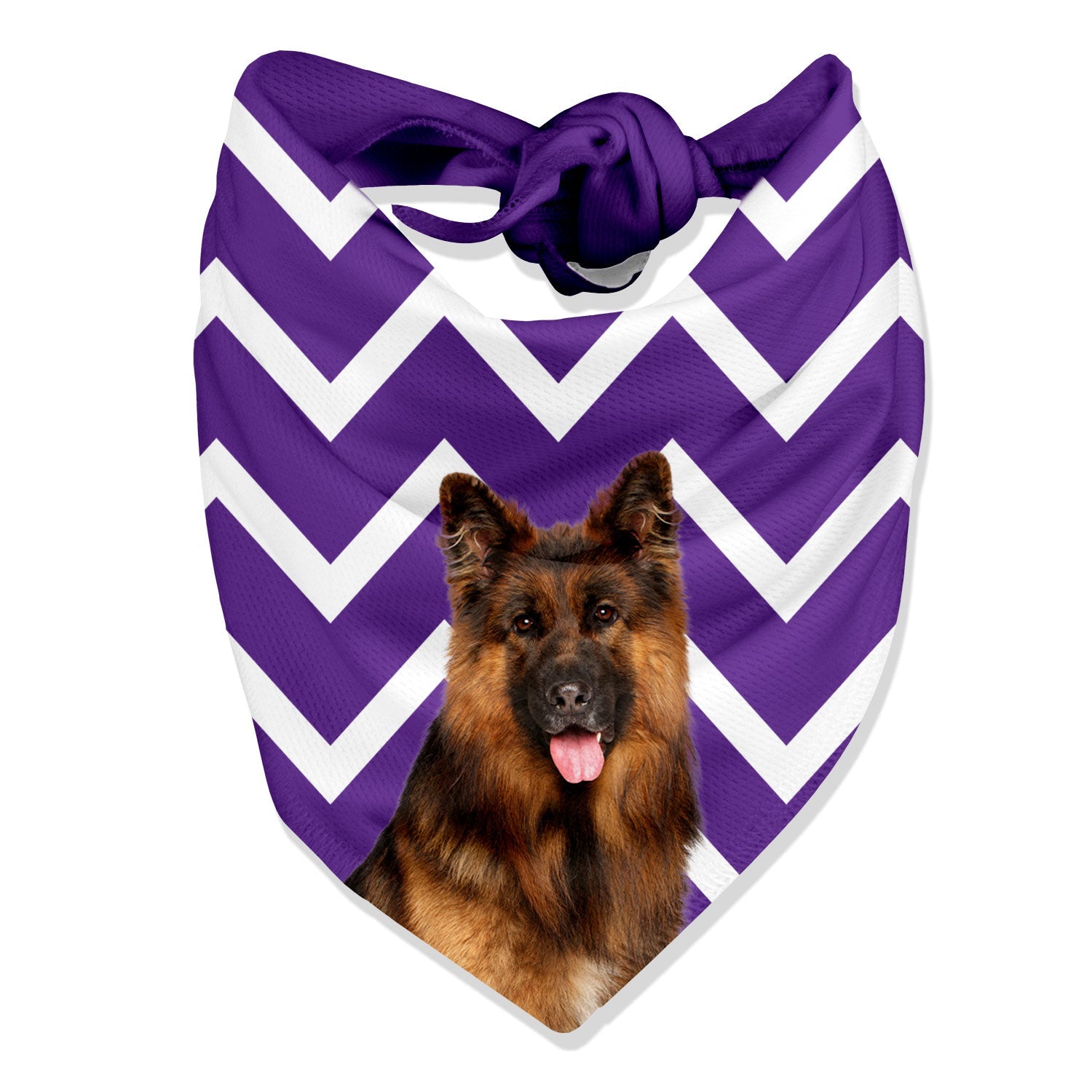 Zigzag Personalized Dog Bandana
