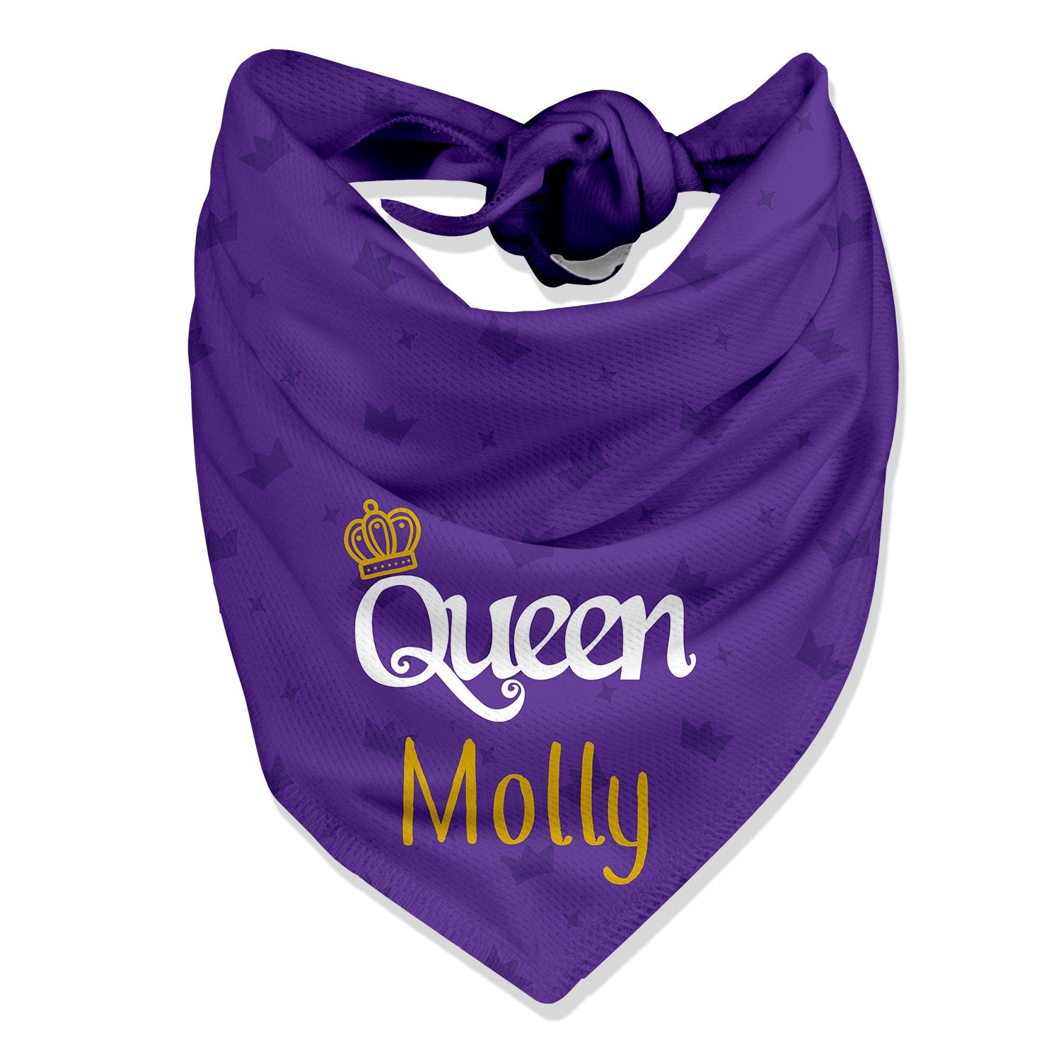 Queen Personalized Dog Bandana