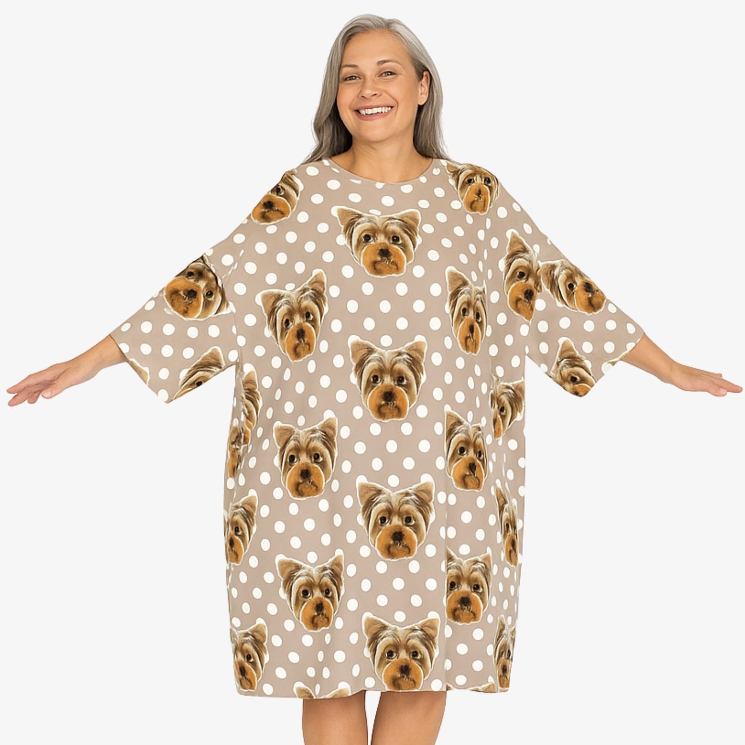 Polka Dot Custom Sleep Tee