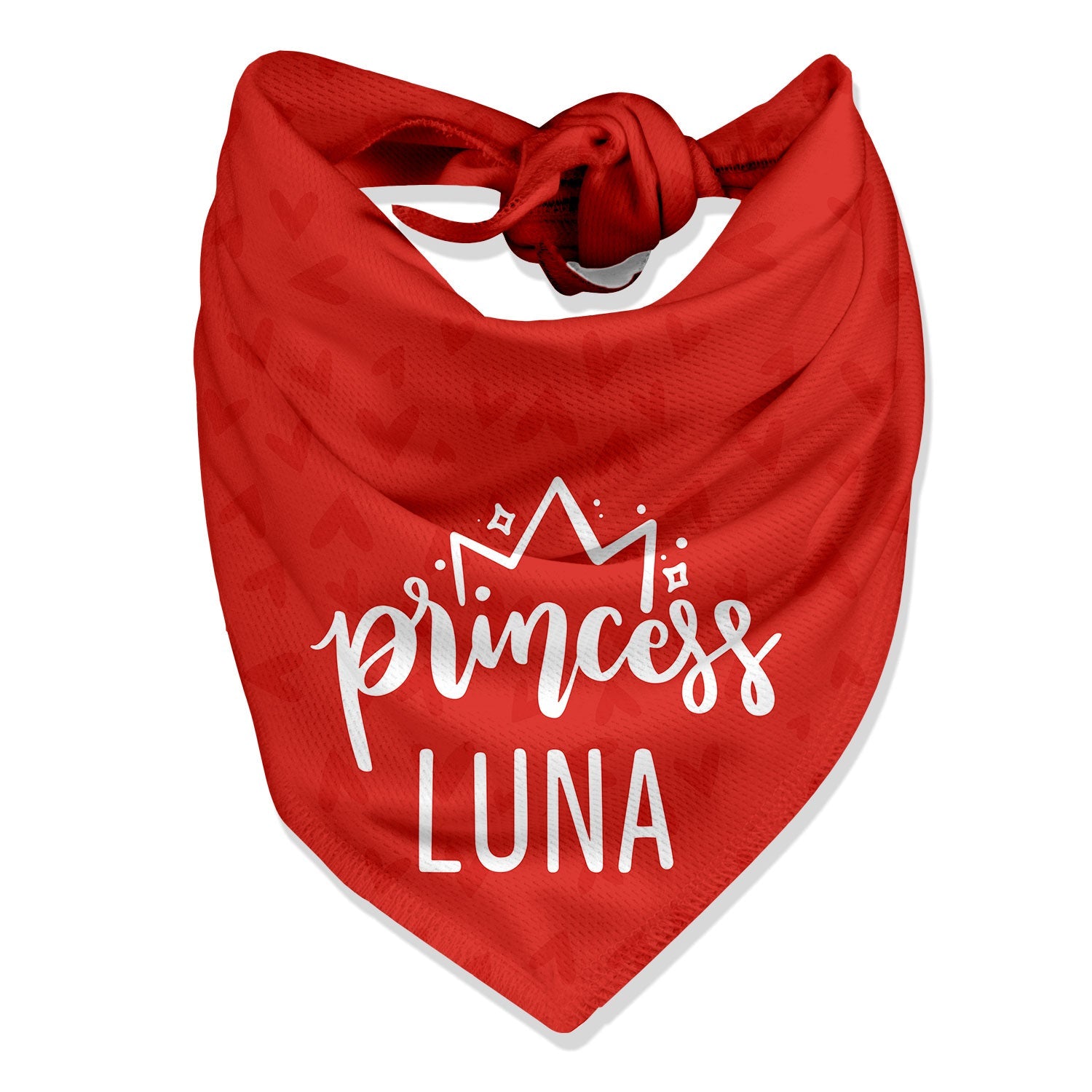 Princess Personalized Dog Bandana