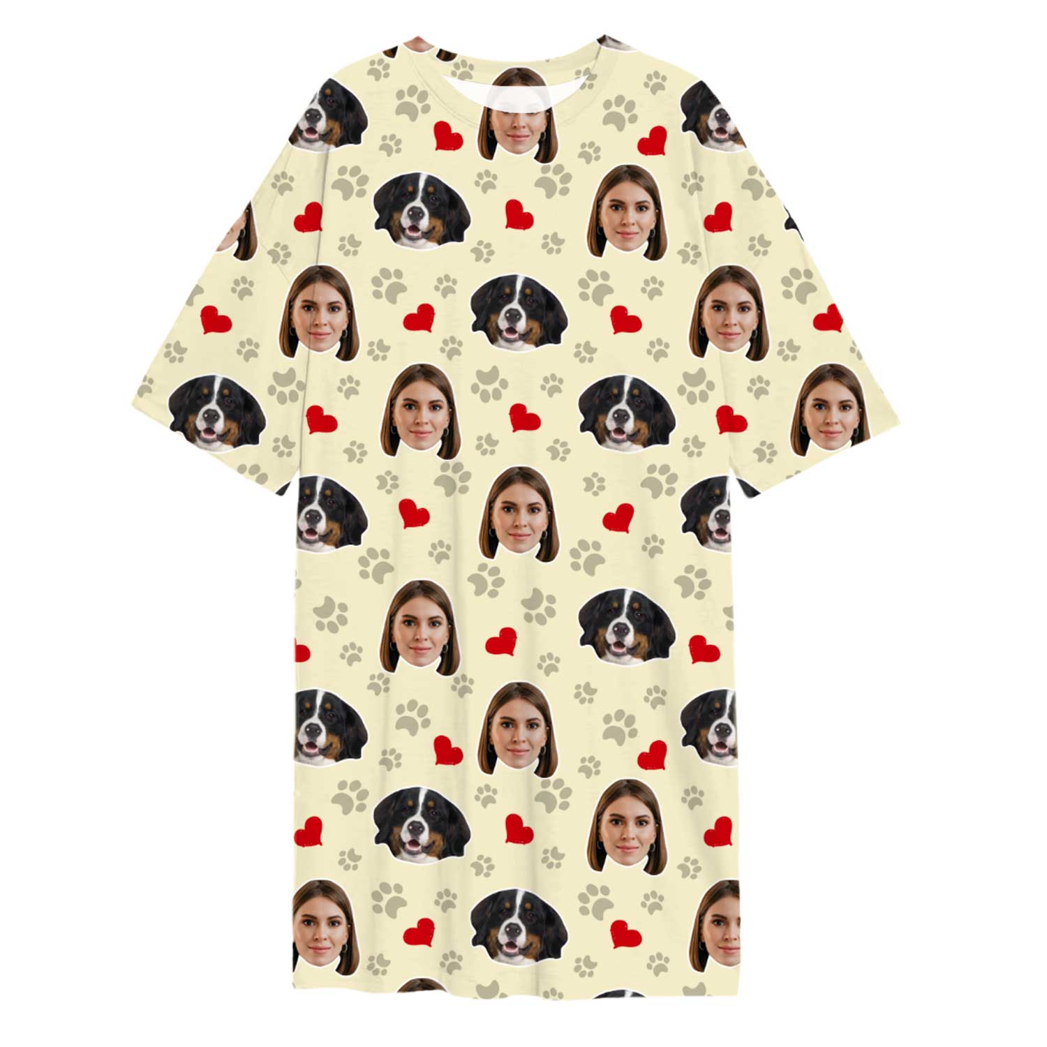 Paws & Hearts Custom Sleep Tee