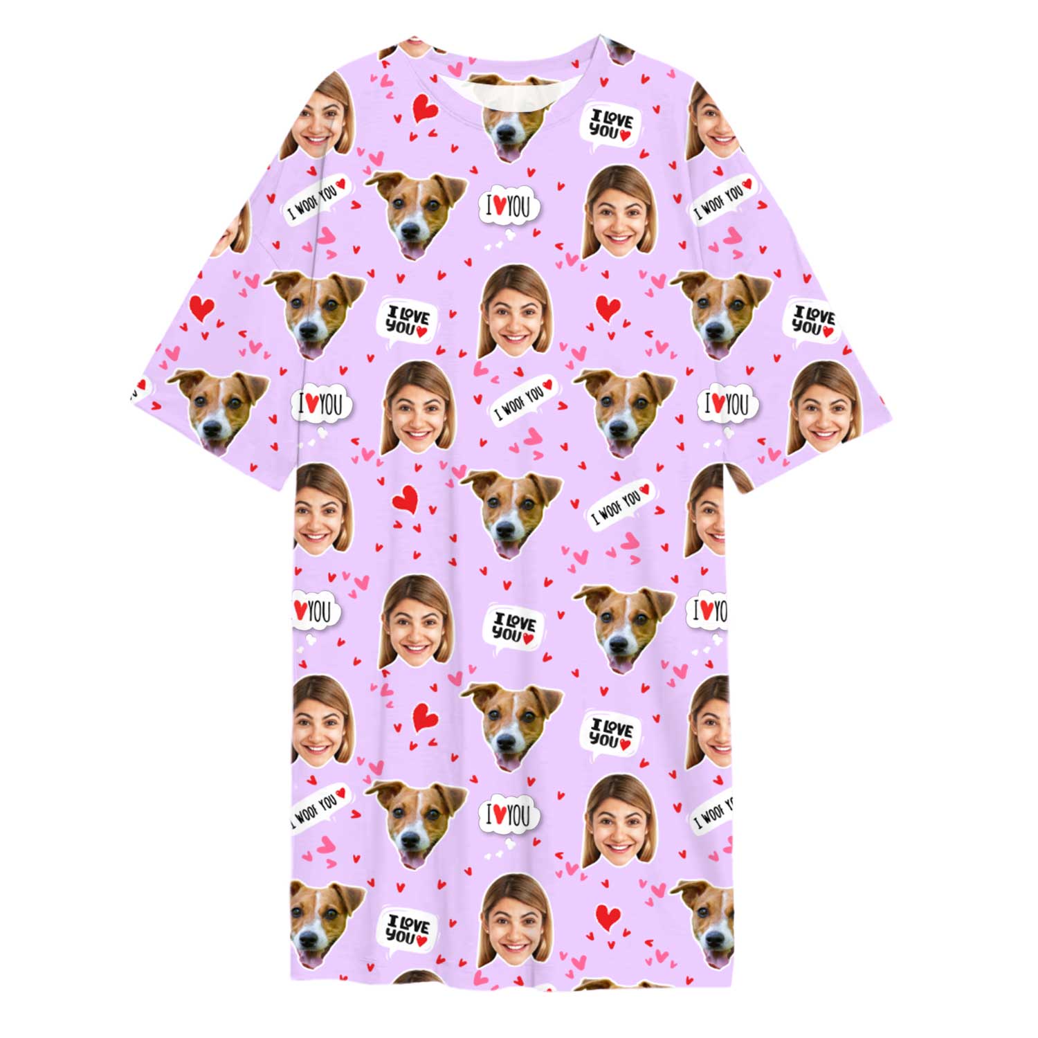 I Woof You Custom Sleep Tee