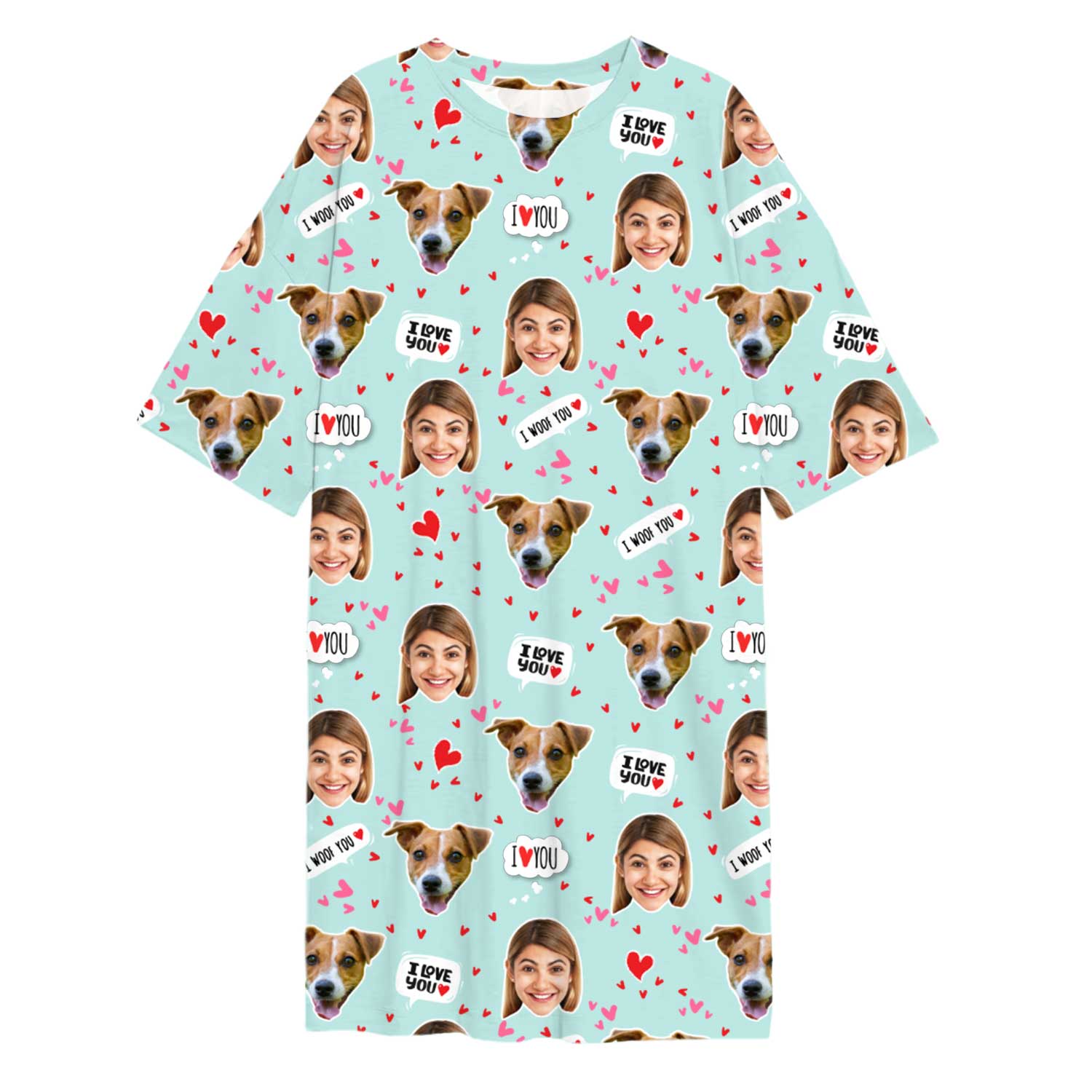 I Woof You Custom Sleep Tee