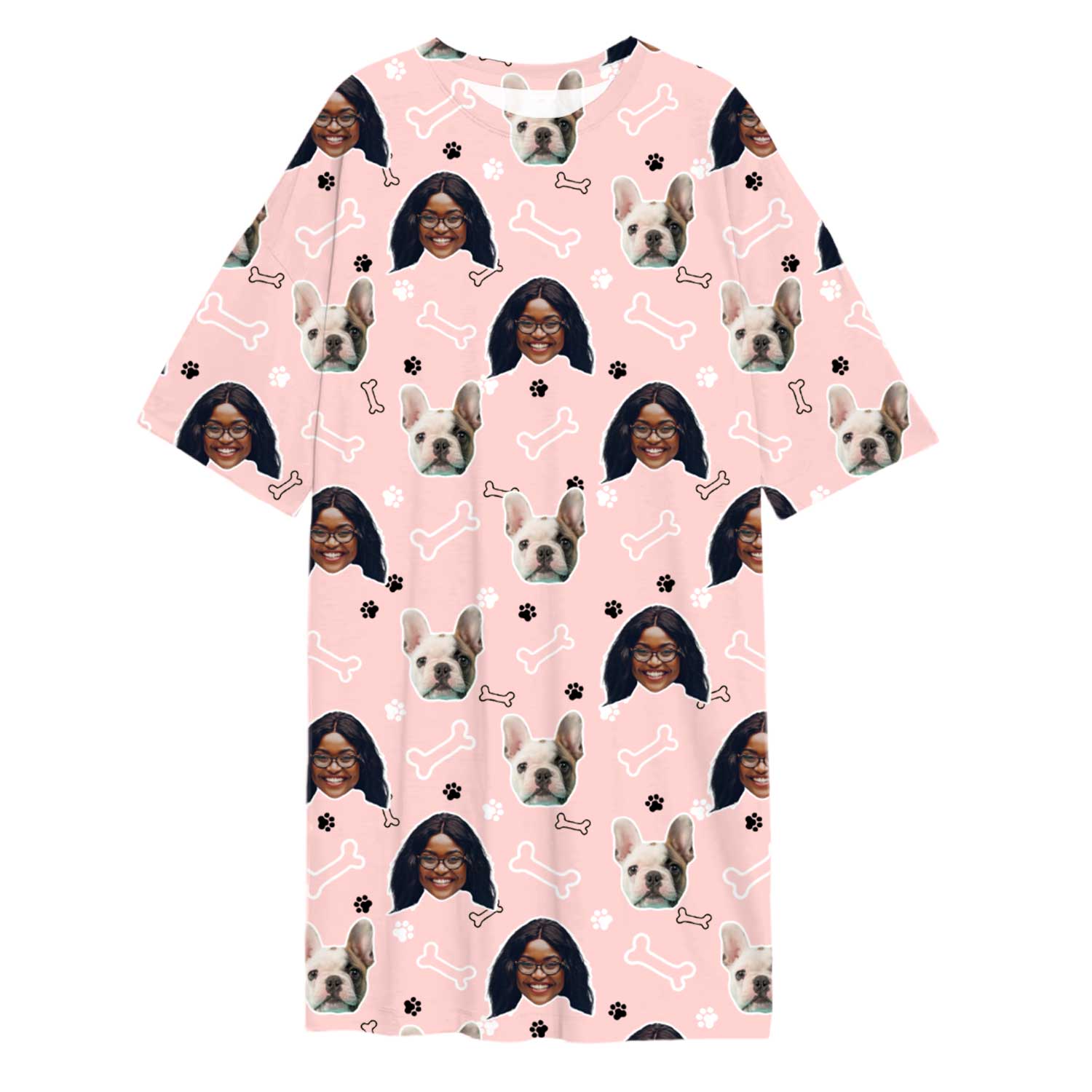 Doodle Paws & Bones Custom Sleep Tee