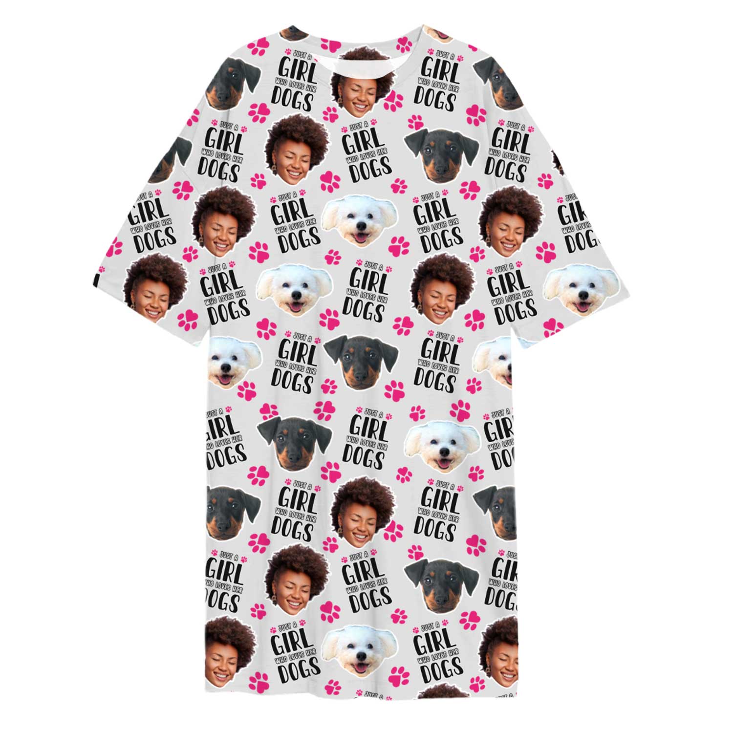 Just a Girl Who Loves Her Dogs Sleep Tee