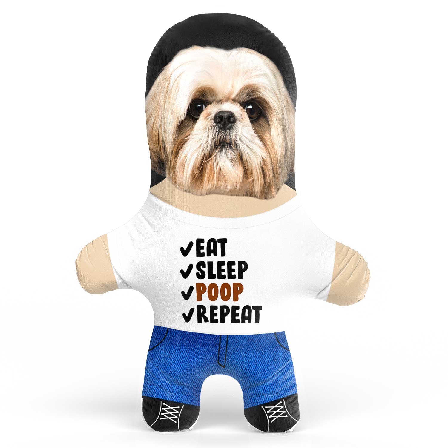 Eat Sleep Poop Repeat Dog Teddy Bear