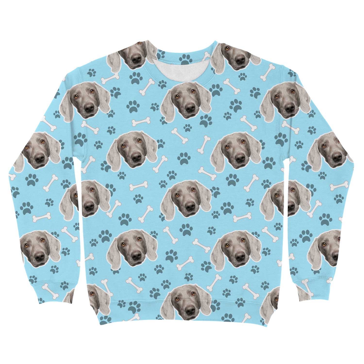 Dogzy Pattern Personalized Sweatshirt