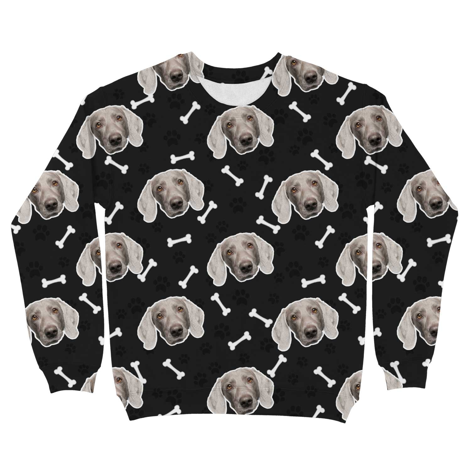 Dogzy Pattern Personalized Sweatshirt