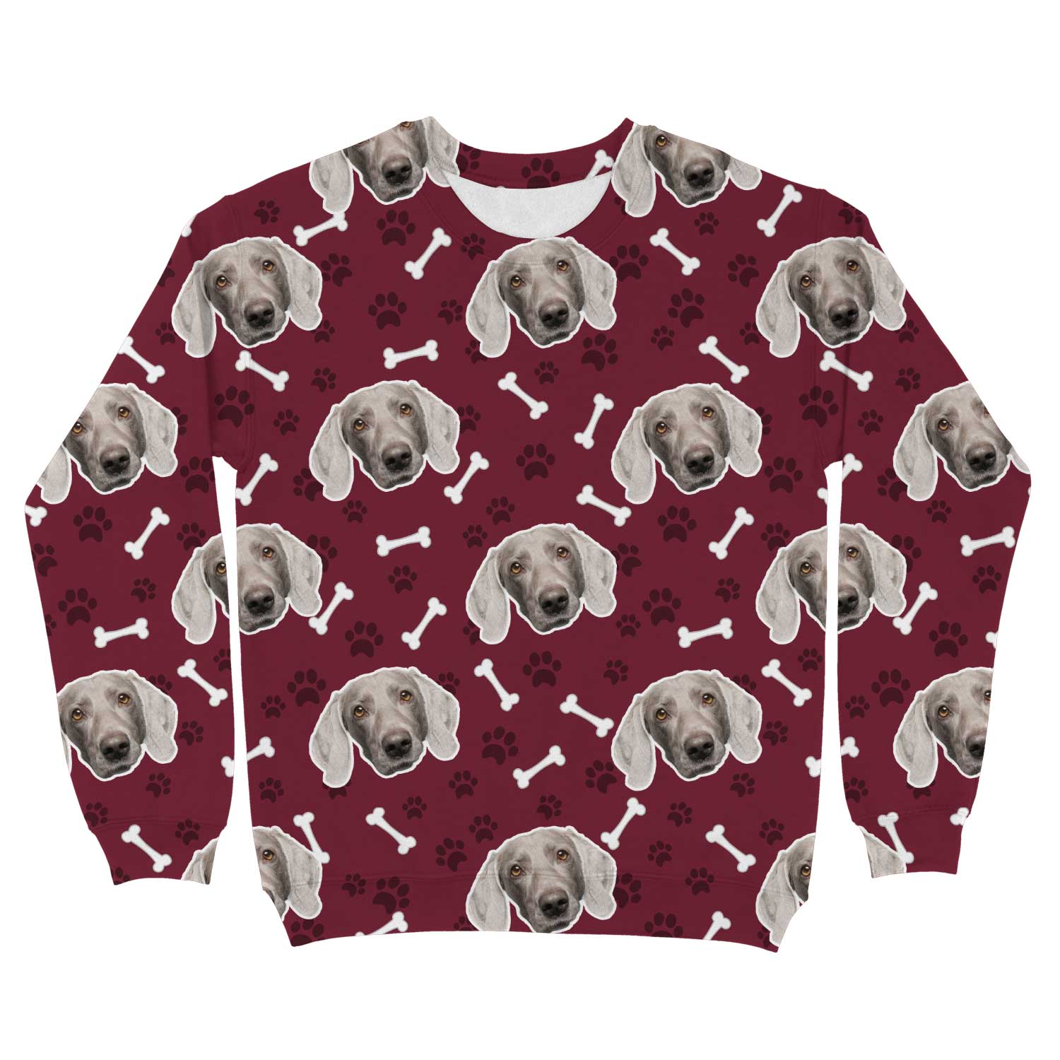 Dogzy Pattern Personalized Sweatshirt