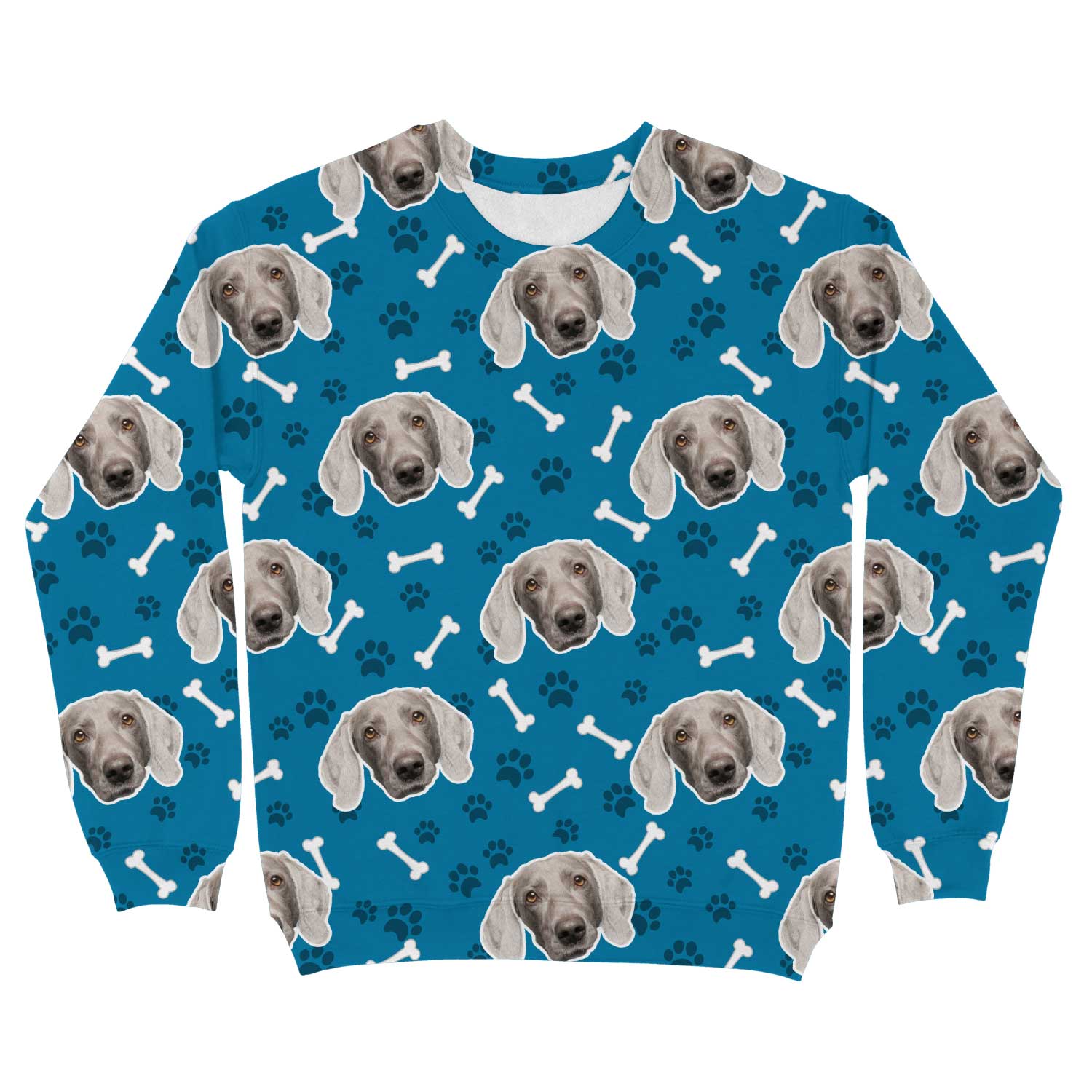Dogzy Pattern Personalized Sweatshirt