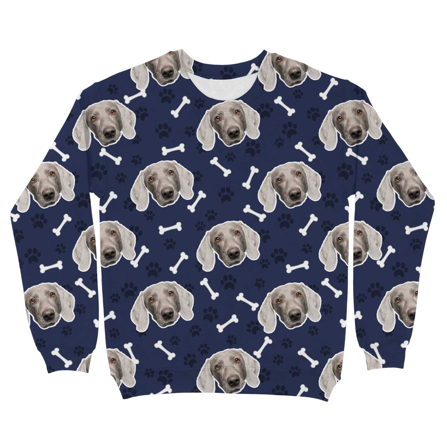 Dogzy Pattern Personalized Sweatshirt