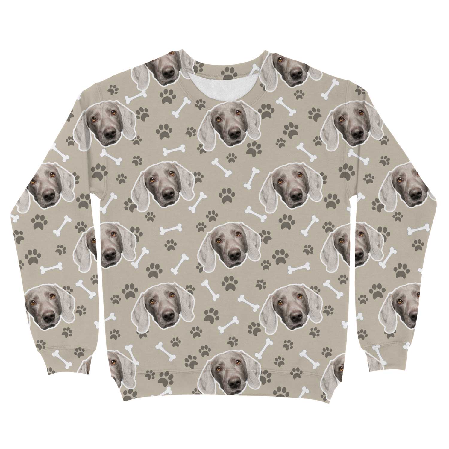 Dogzy Pattern Personalized Sweatshirt